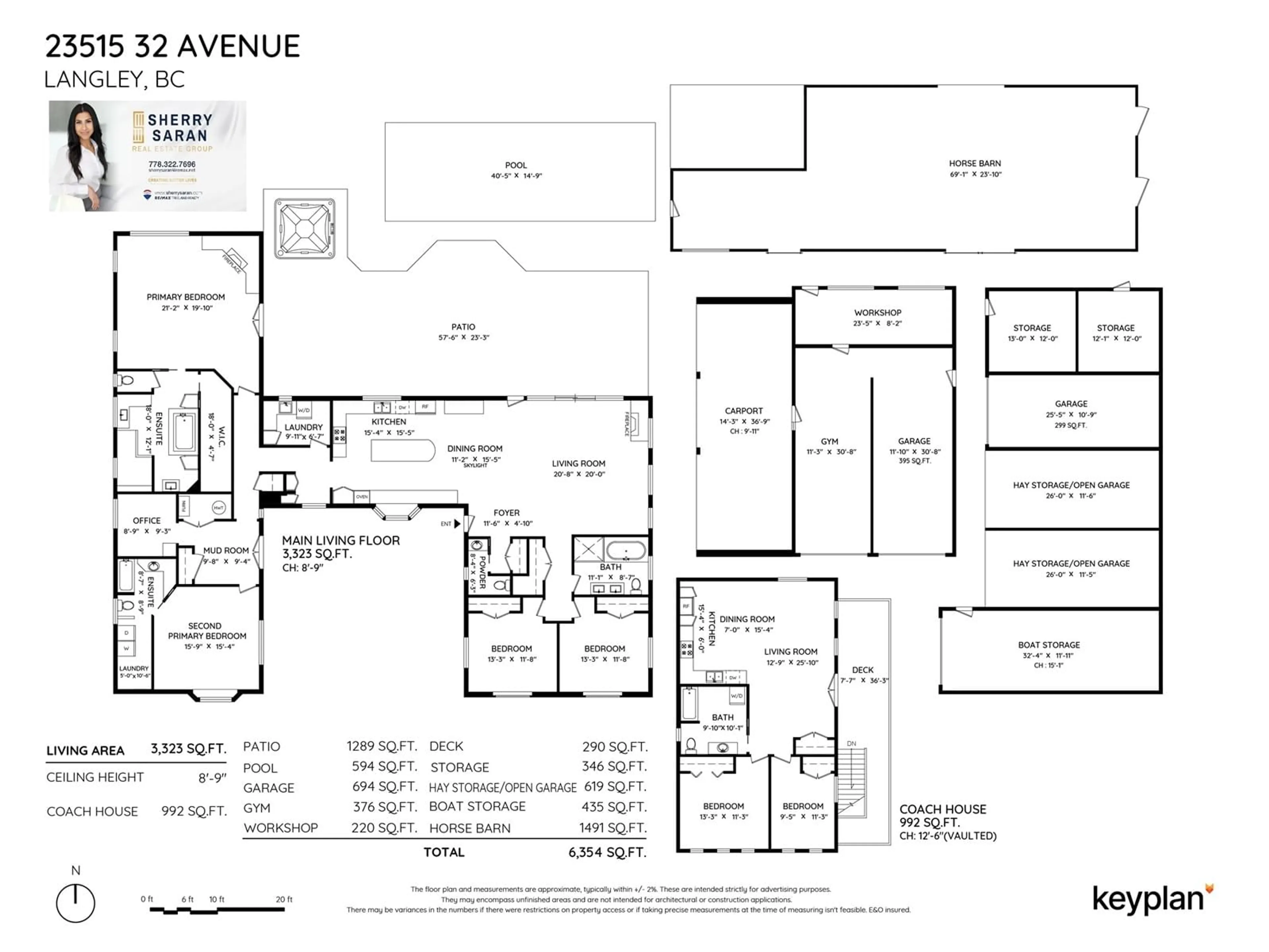 Floor plan for 23515 32 AVENUE, Langley British Columbia V2Z2J1