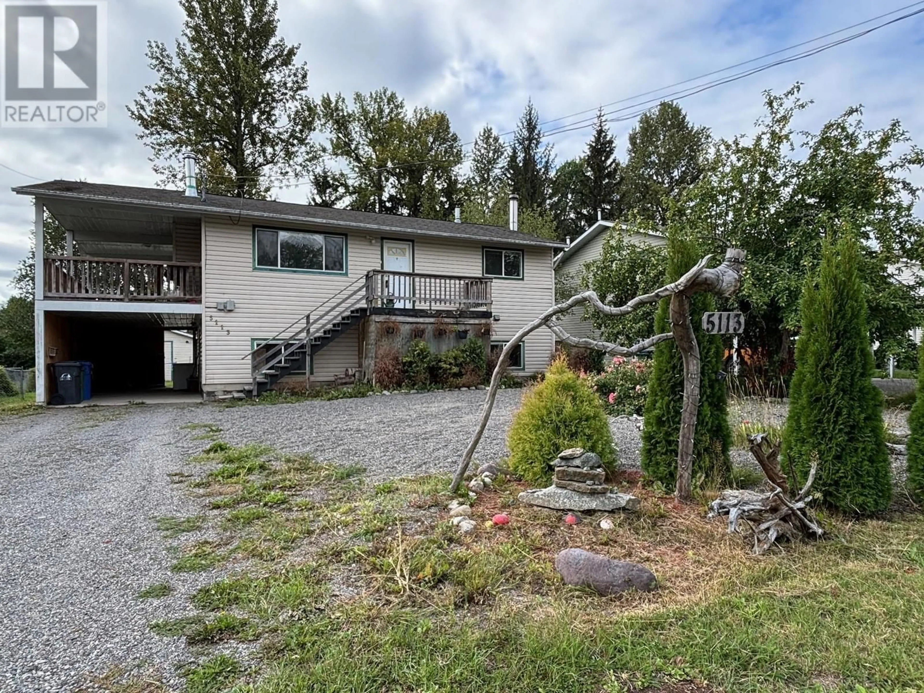 Frontside or backside of a home, cottage for 5113 MEDEEK AVENUE, Terrace British Columbia V8G1C9