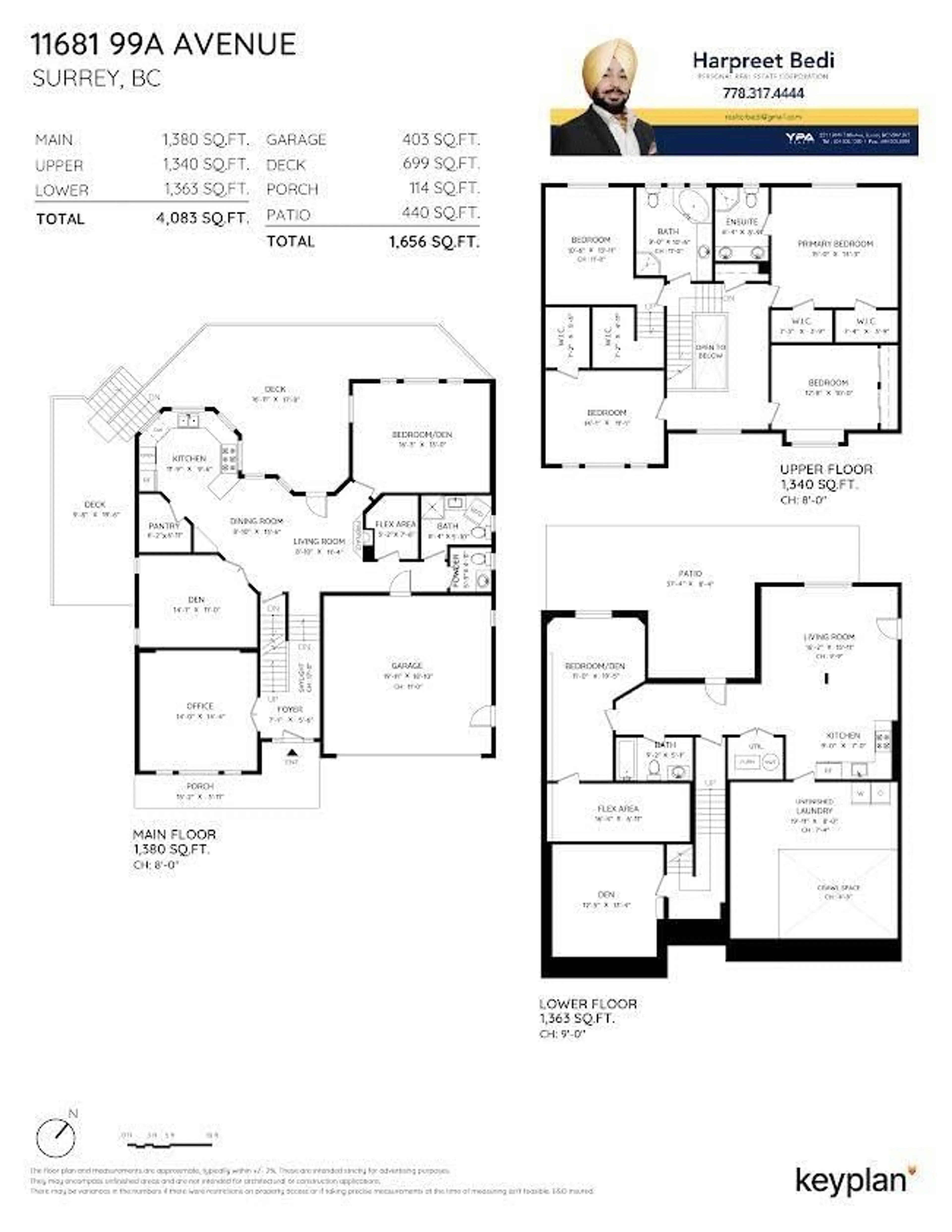 Floor plan for 11681 99A AVENUE, Surrey British Columbia V3V7K5