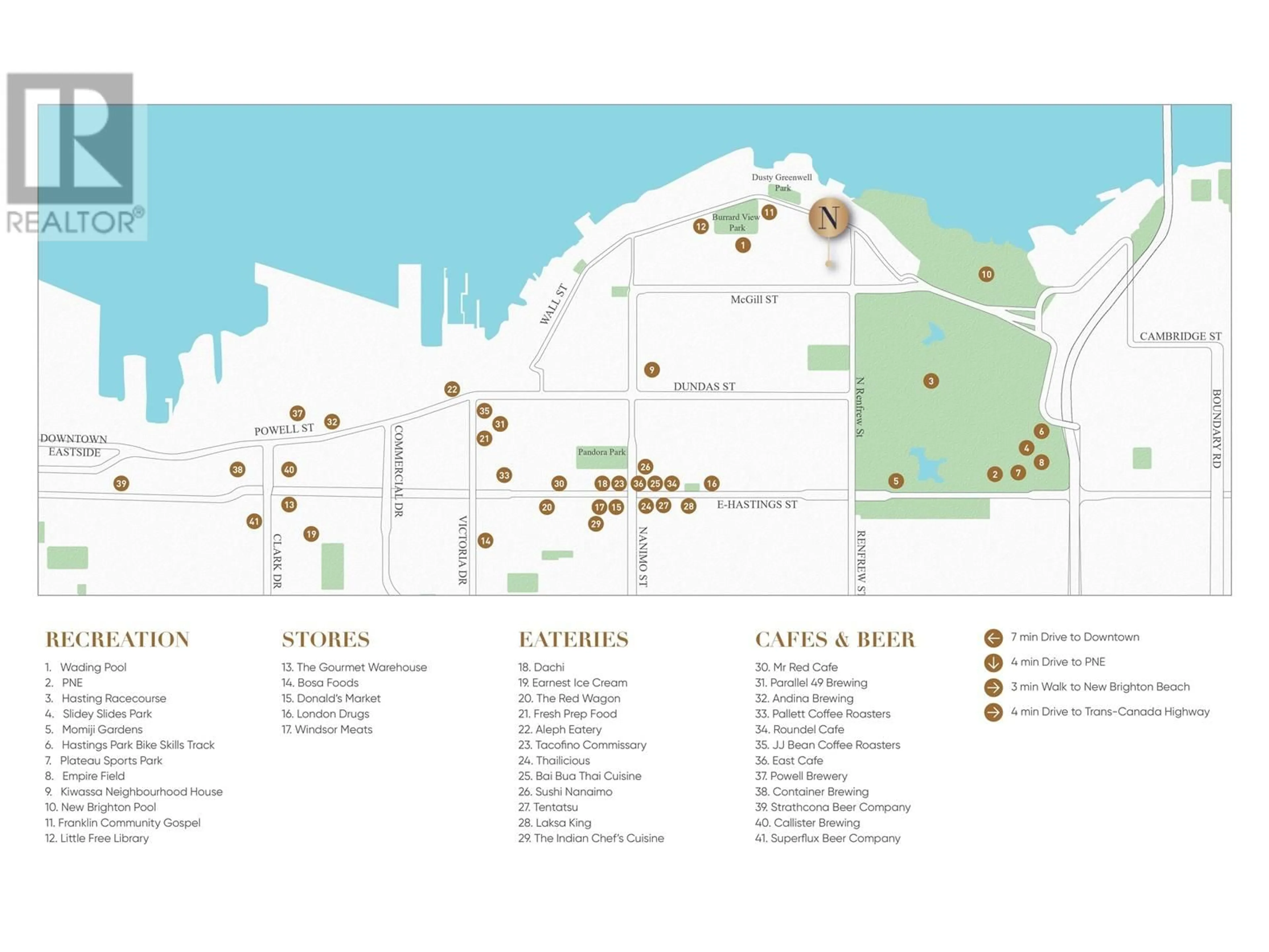 Picture of a map for 2798 YALE STREET, Vancouver British Columbia V5K1C3