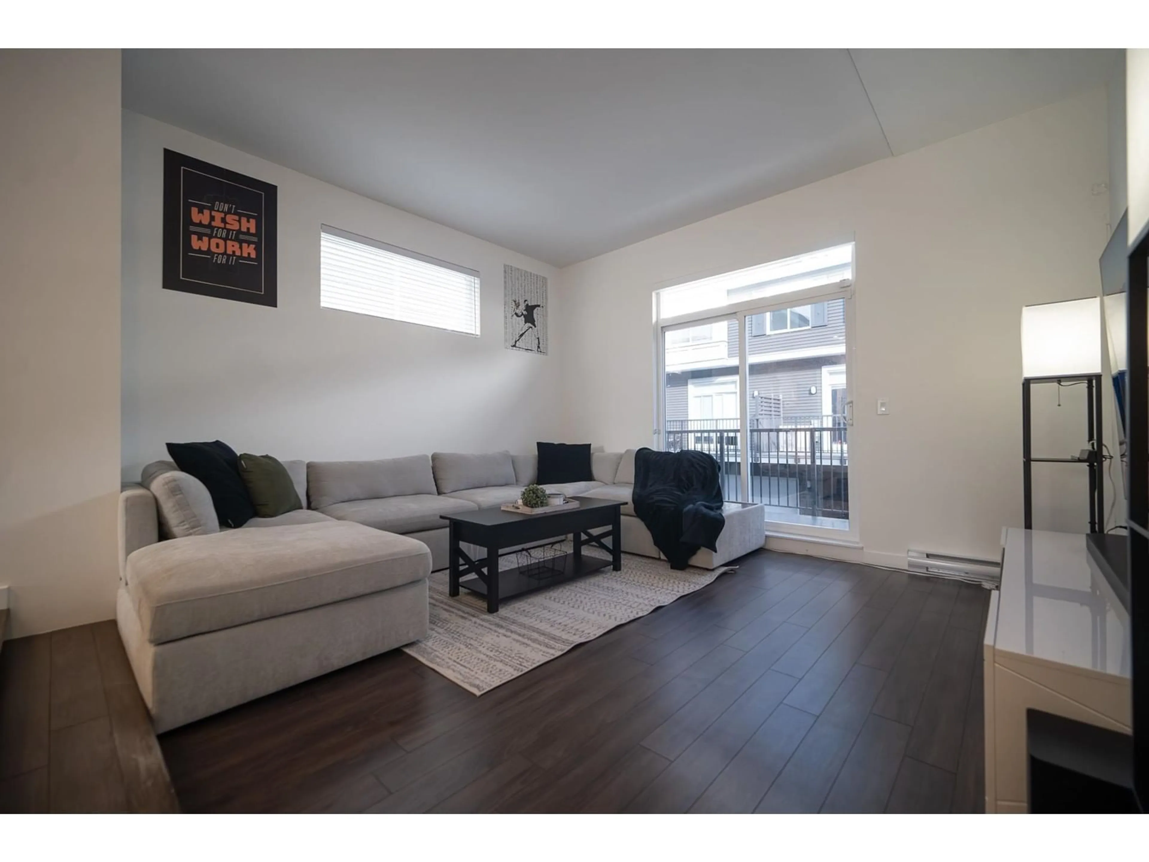 Living room, wood floors for 126 15778 85 AVENUE, Surrey British Columbia V4N6W8