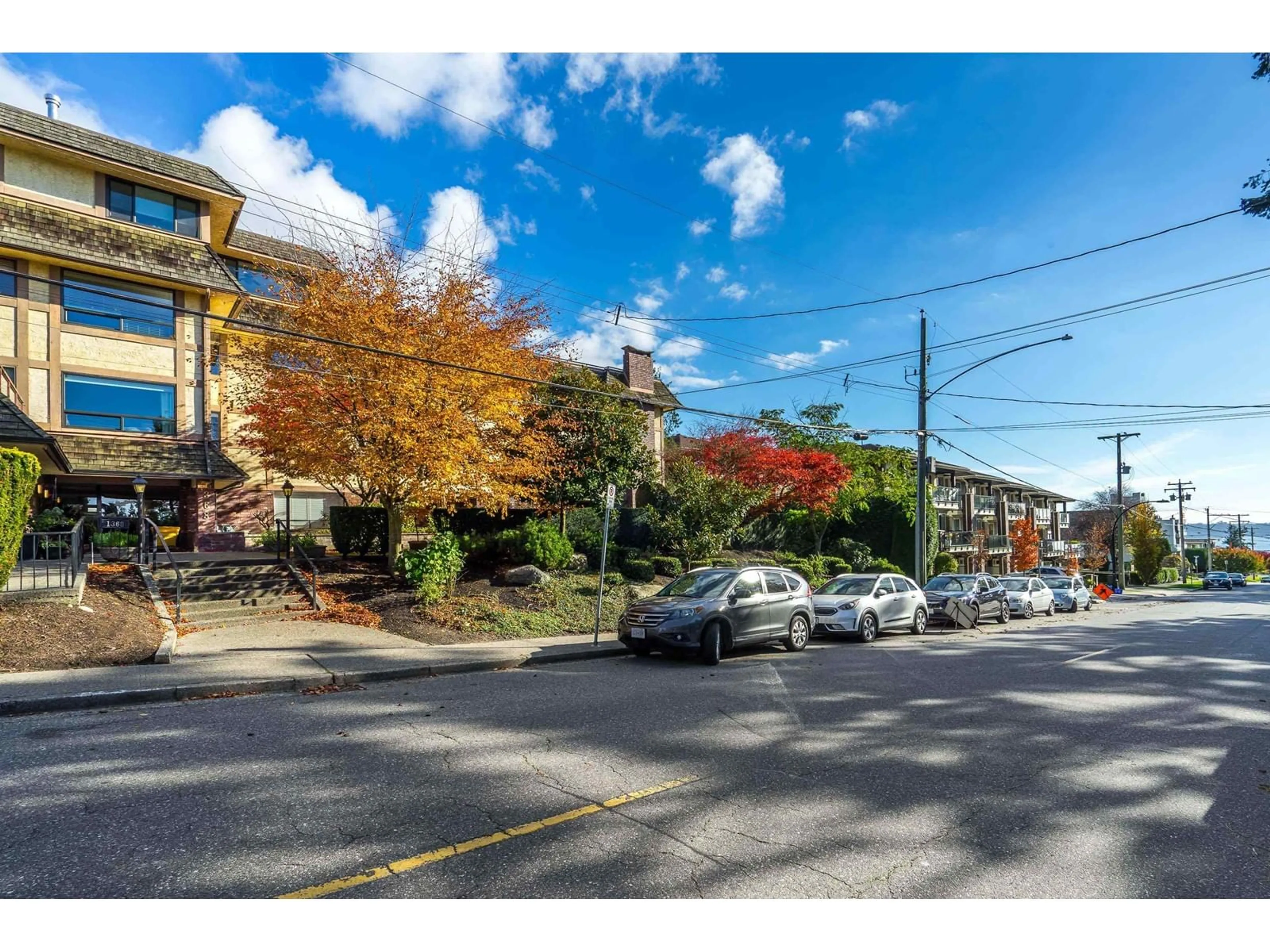 A pic from exterior of the house or condo, the street view for 310 1368 FOSTER STREET, White Rock British Columbia V4B1C7