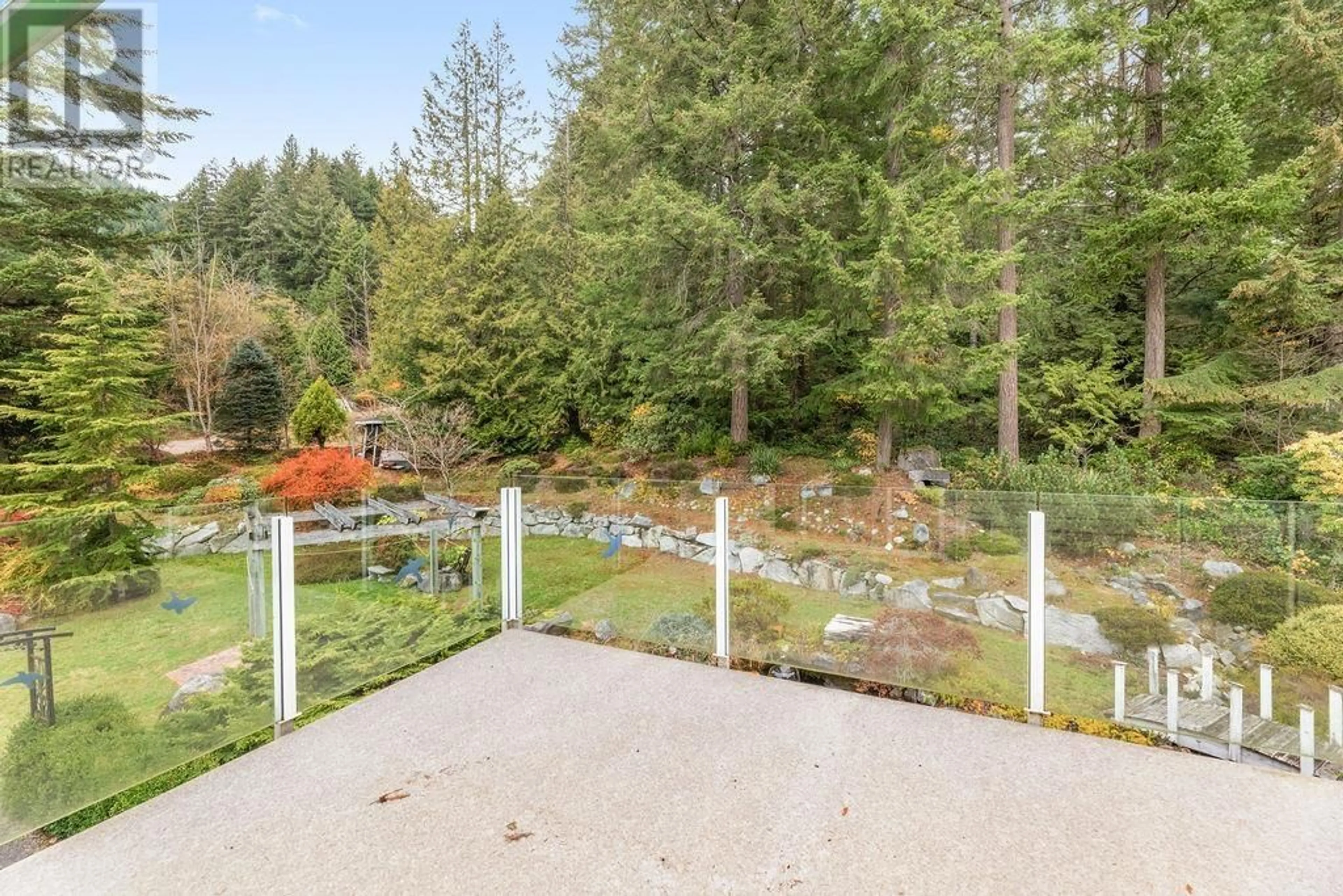 Patio, the fenced backyard for 1270 REED ROAD, Gibsons British Columbia V0N1V7