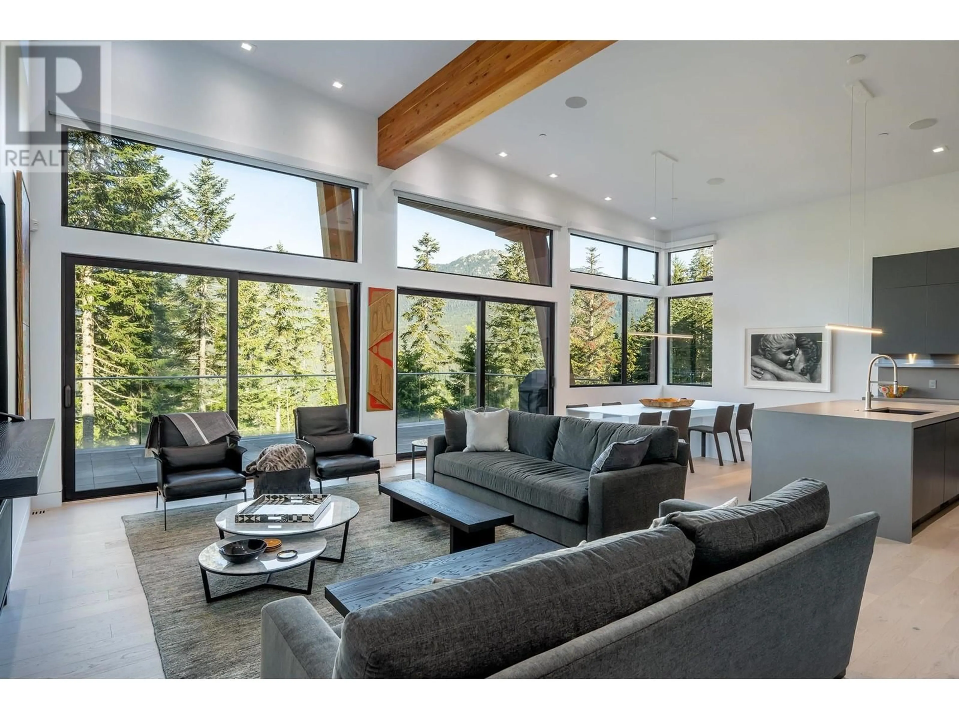 Living room, wood floors for 2909 KADENWOOD DRIVE, Whistler British Columbia V8E0L6