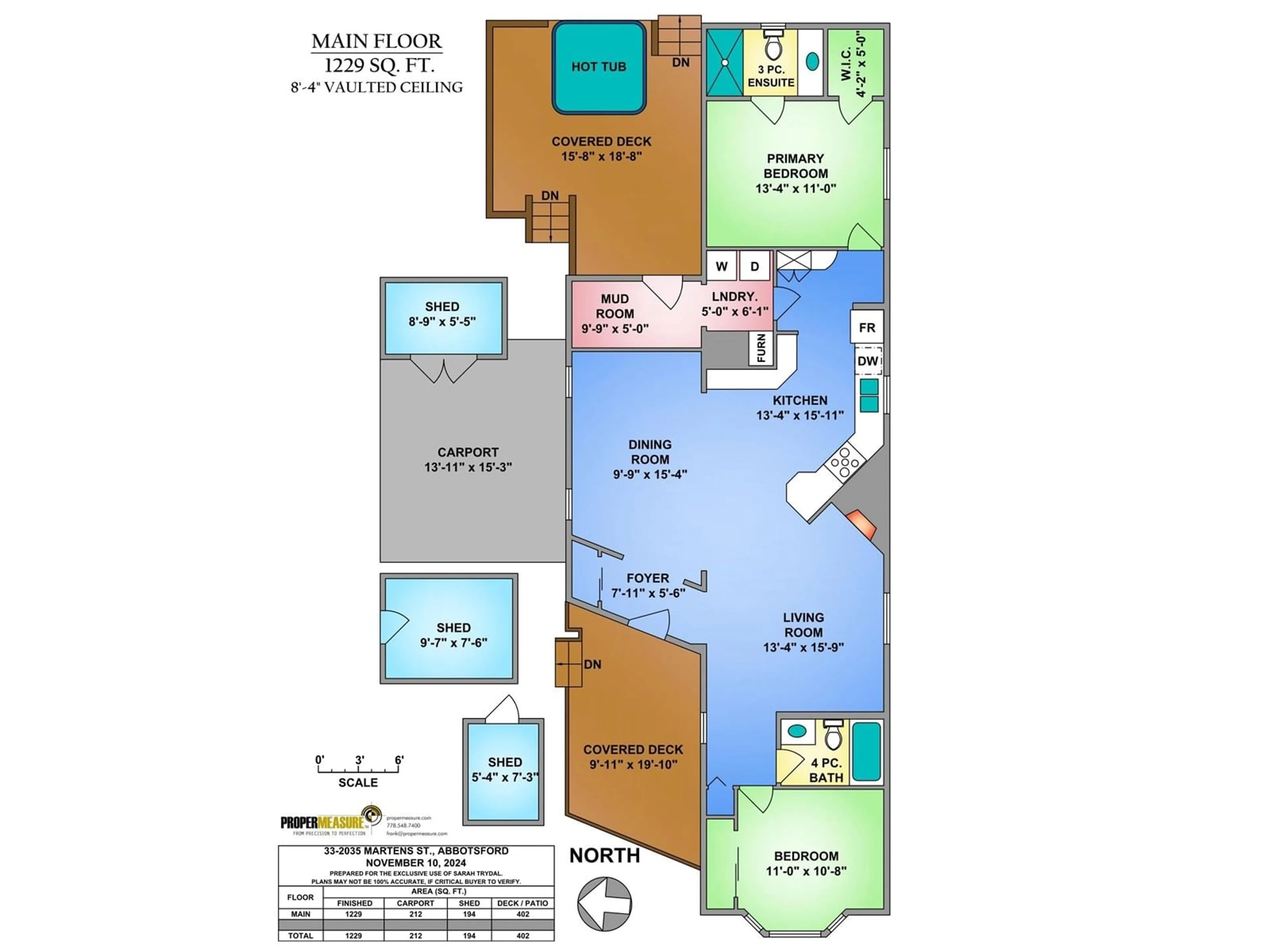 Floor plan for 33 2035 MARTENS STREET, Abbotsford British Columbia V2T6M4