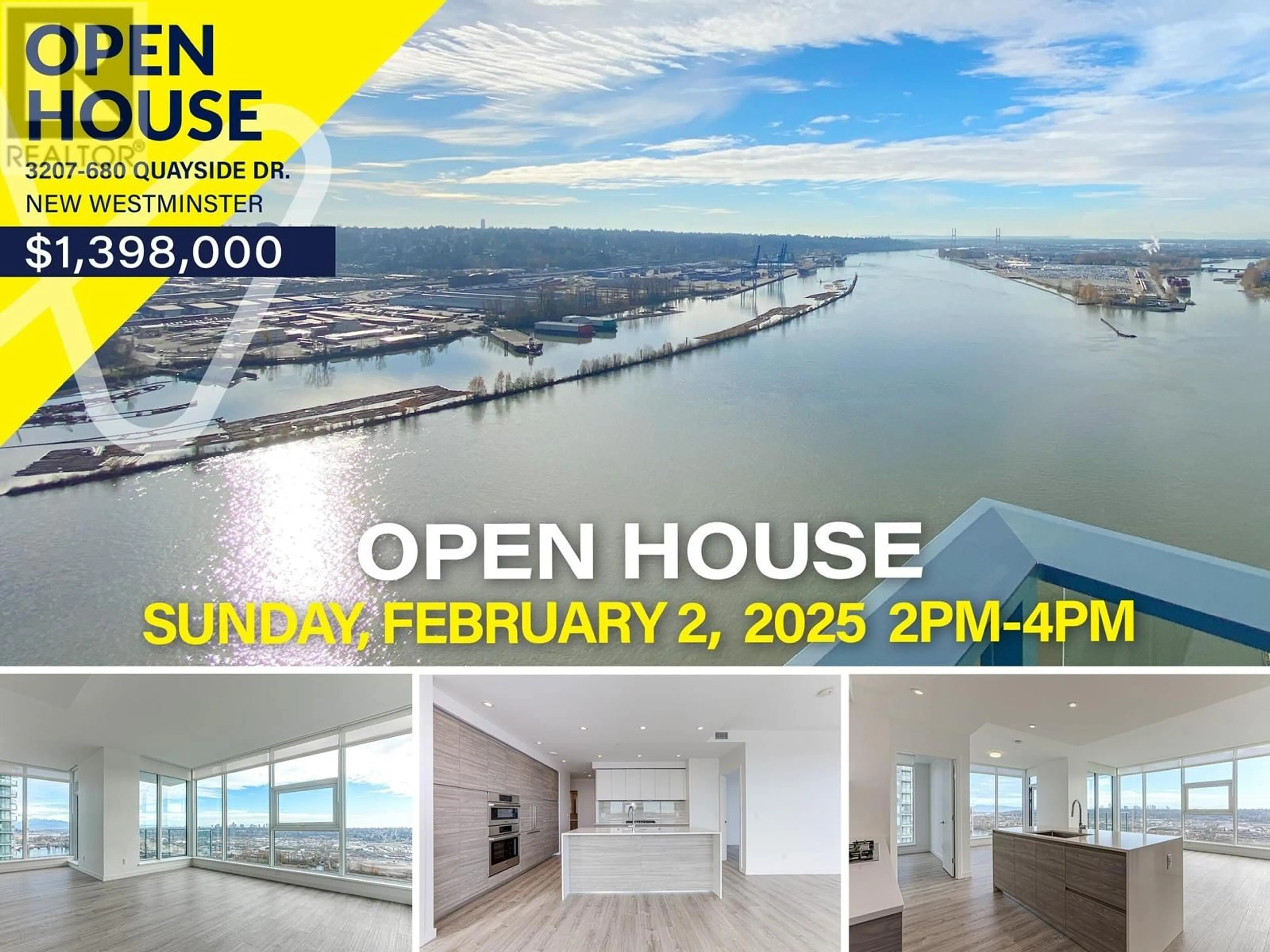 Indoor foyer for 3207 - 680 QUAYSIDE DRIVE, New Westminster British Columbia V3M0P2