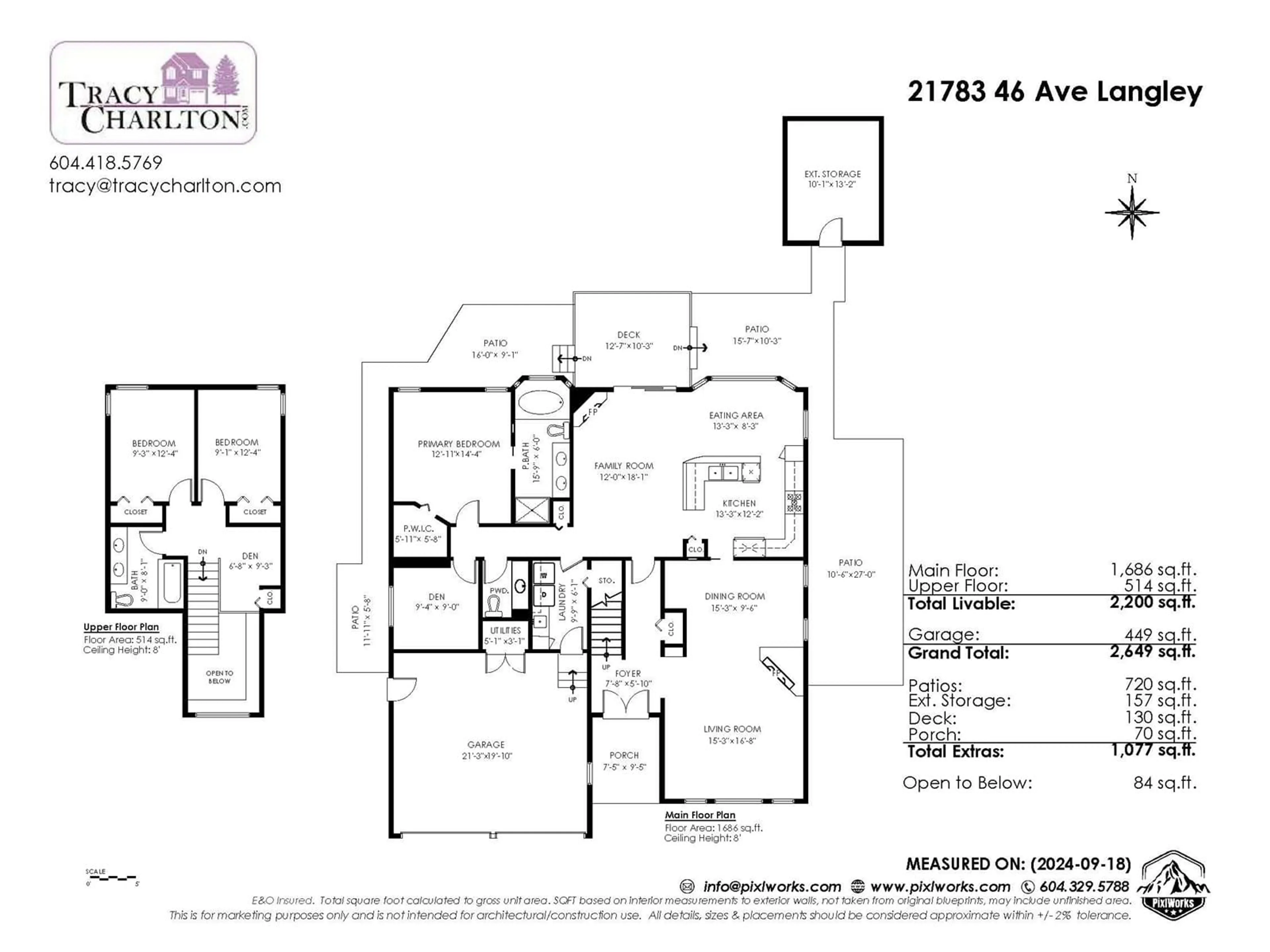 Floor plan for 21783 46 AVENUE, Langley British Columbia V3A3J5