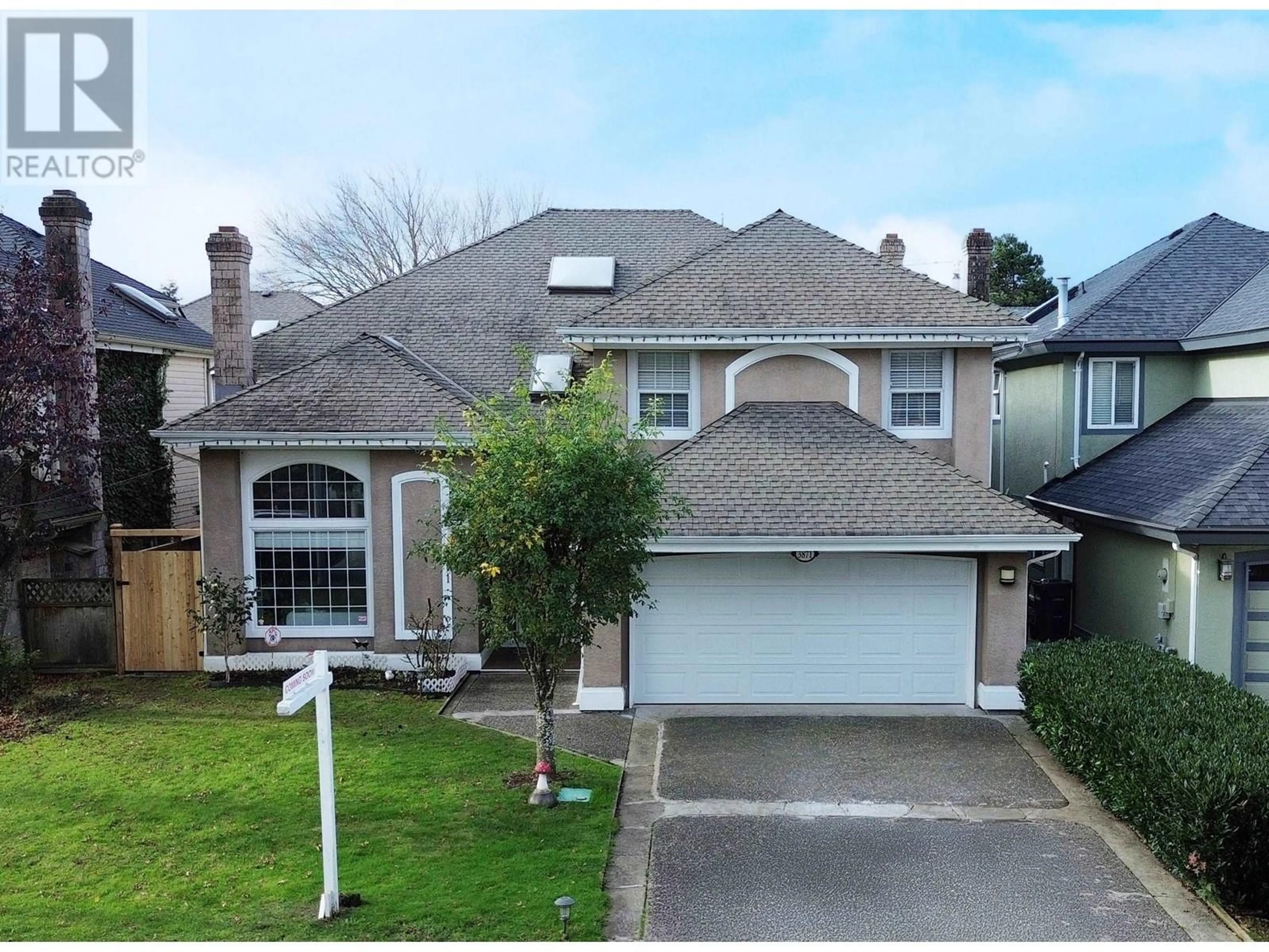 Frontside or backside of a home, the street view for 3871 STOLBERG STREET, Richmond British Columbia V6X3N7