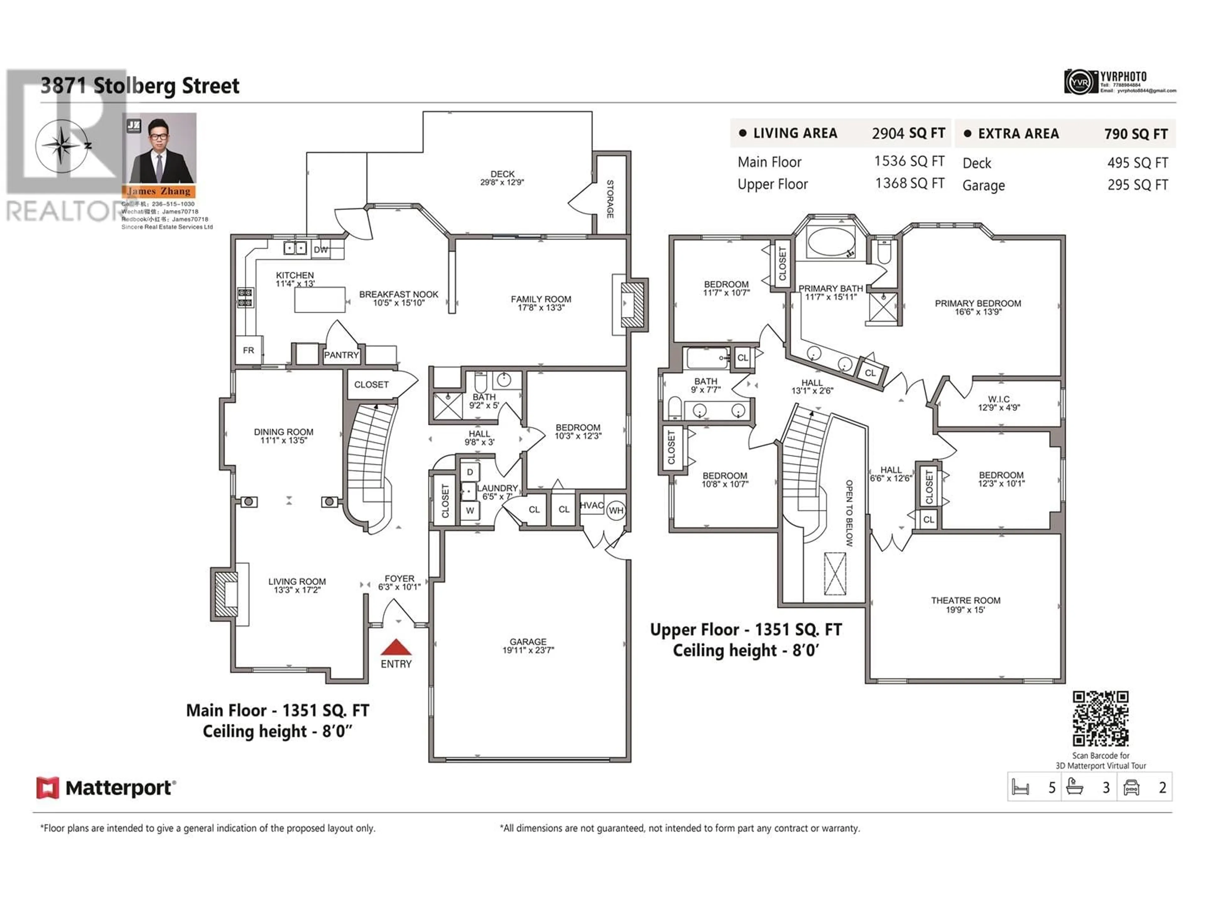 Floor plan for 3871 STOLBERG STREET, Richmond British Columbia V6X3N7