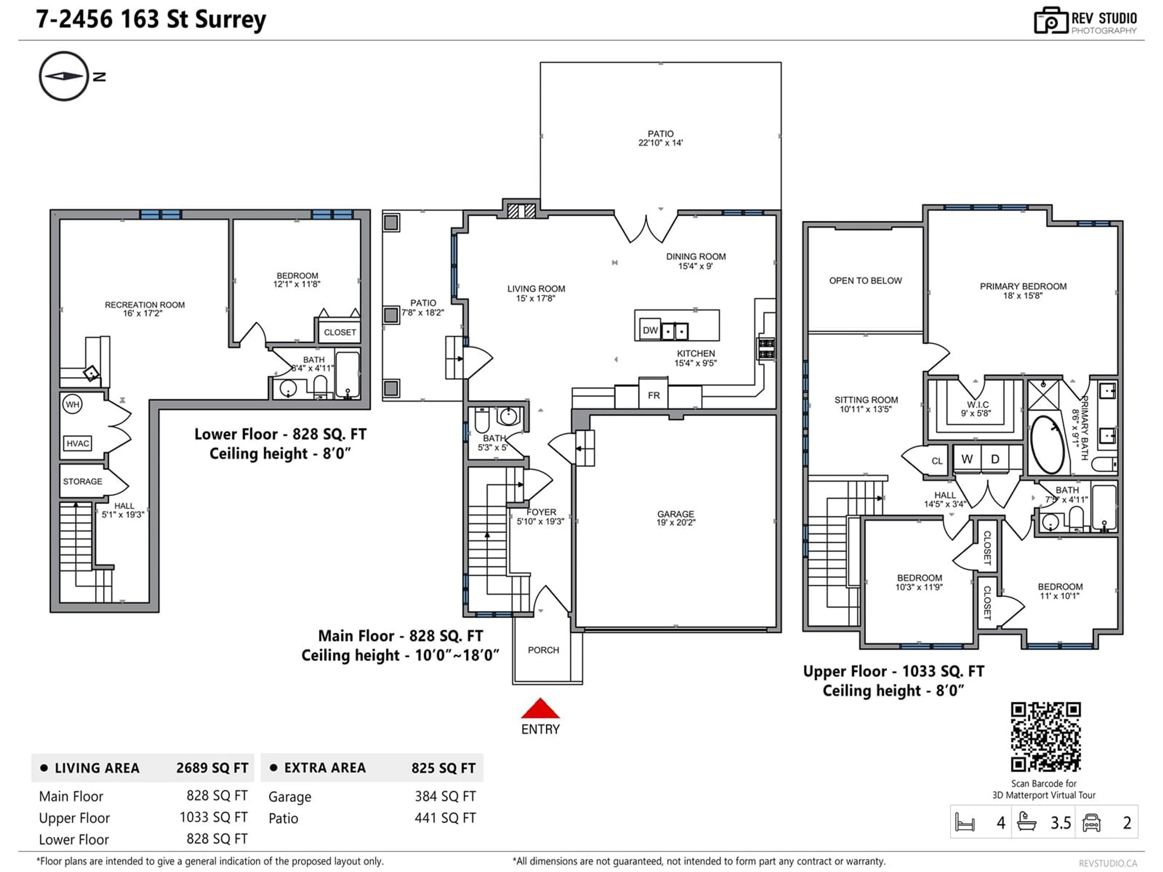 Floor plan for 7 2456 163 STREET, Surrey British Columbia V3Z8B8