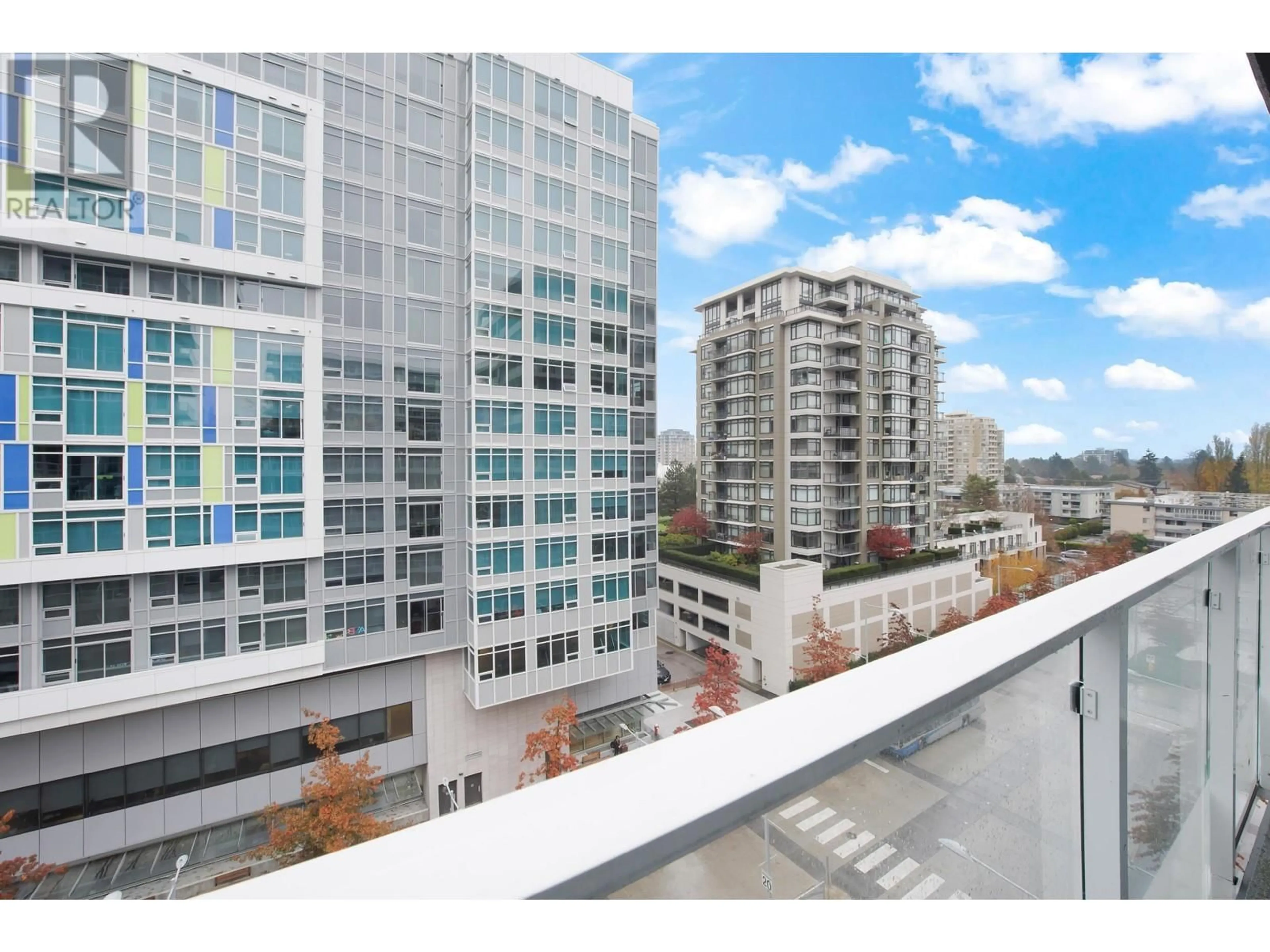 A pic from exterior of the house or condo, the view of city buildings for 809 6320 NO. 3 ROAD, Richmond British Columbia V6Y0L5