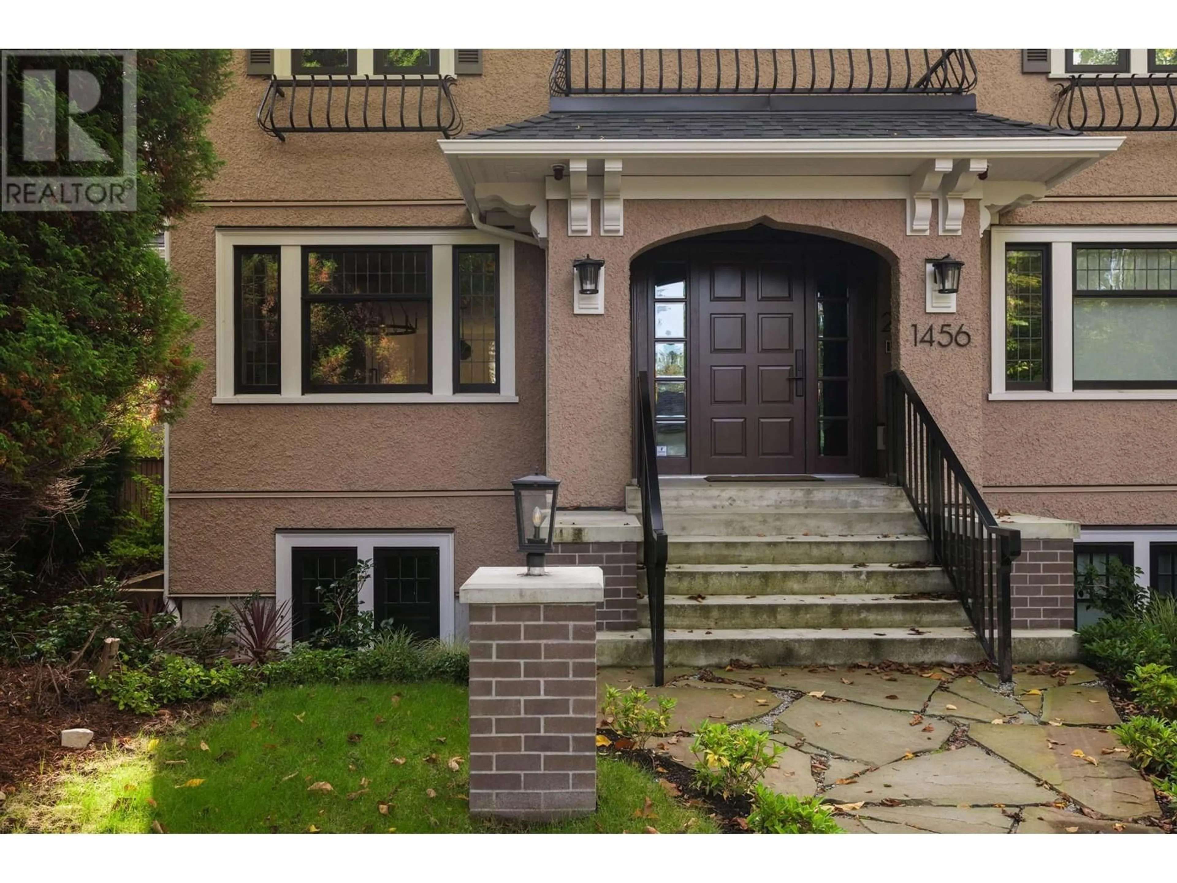 Home with brick exterior material for 1 1456 W 45TH AVENUE, Vancouver British Columbia V6M2H1