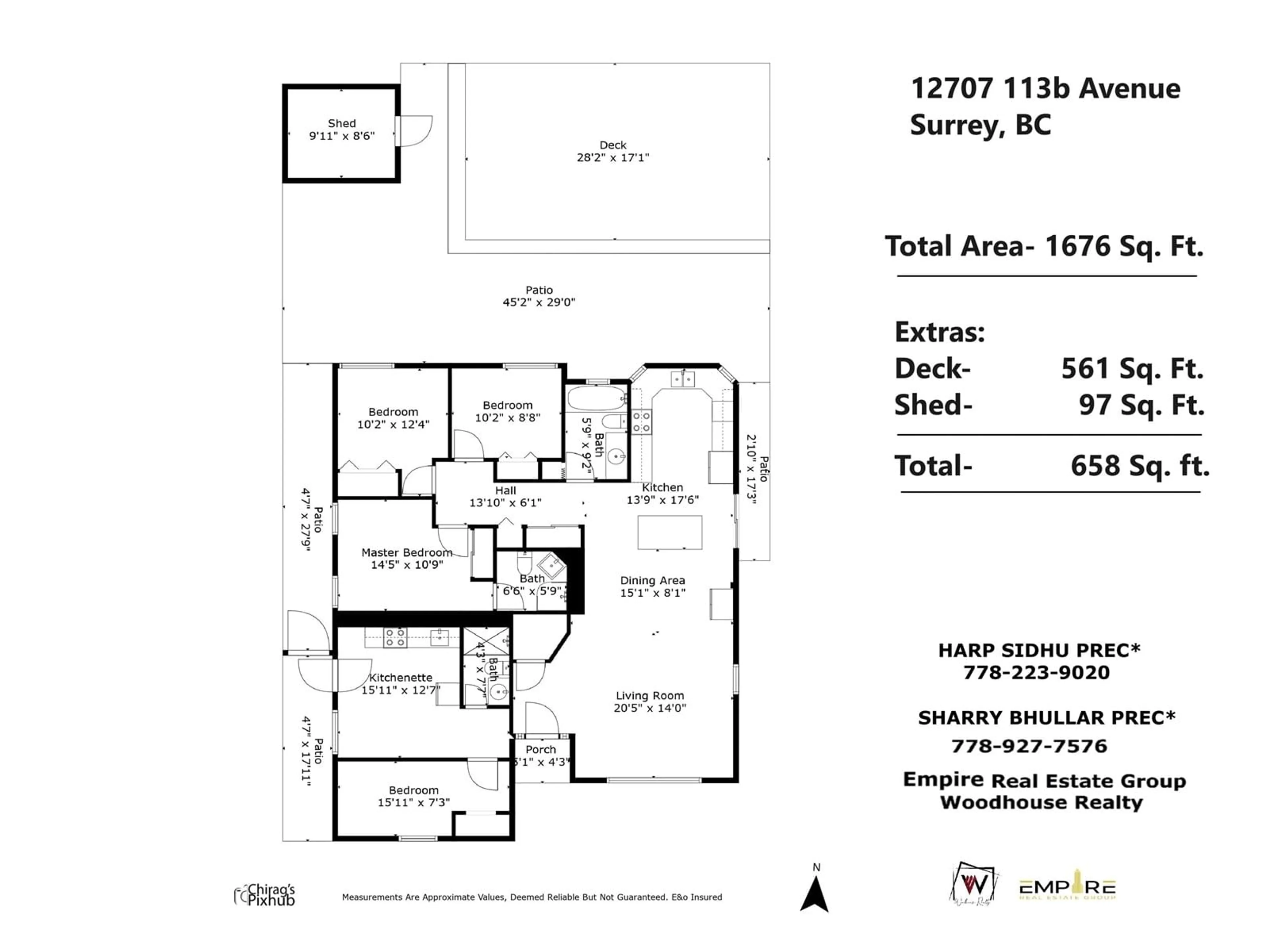 Floor plan for 12707 113B AVENUE, Surrey British Columbia V3V3N2