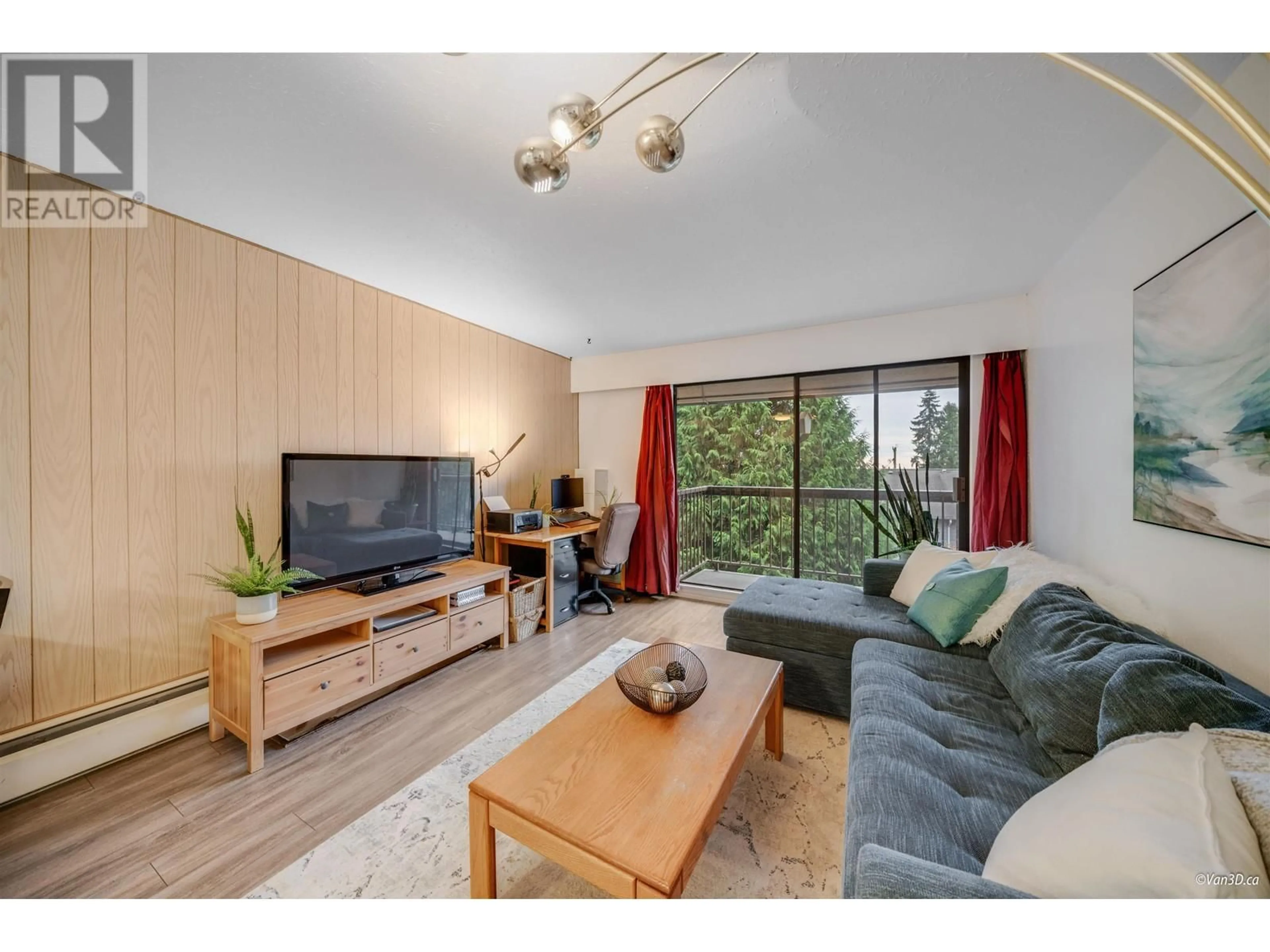 Living room, wood floors for 304 1000 KING ALBERT AVENUE, Coquitlam British Columbia V3J7A3