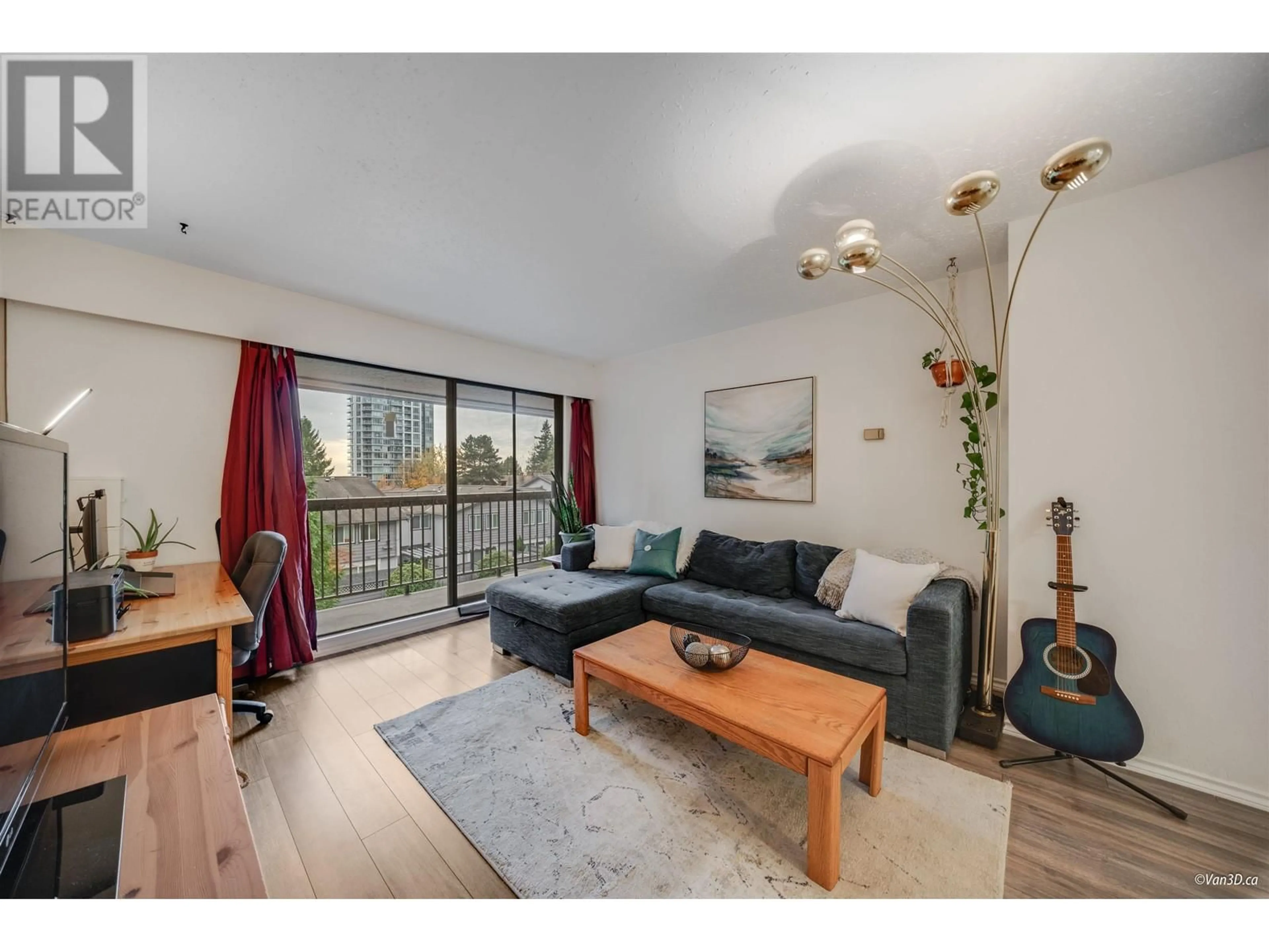 Living room, wood floors for 304 1000 KING ALBERT AVENUE, Coquitlam British Columbia V3J7A3