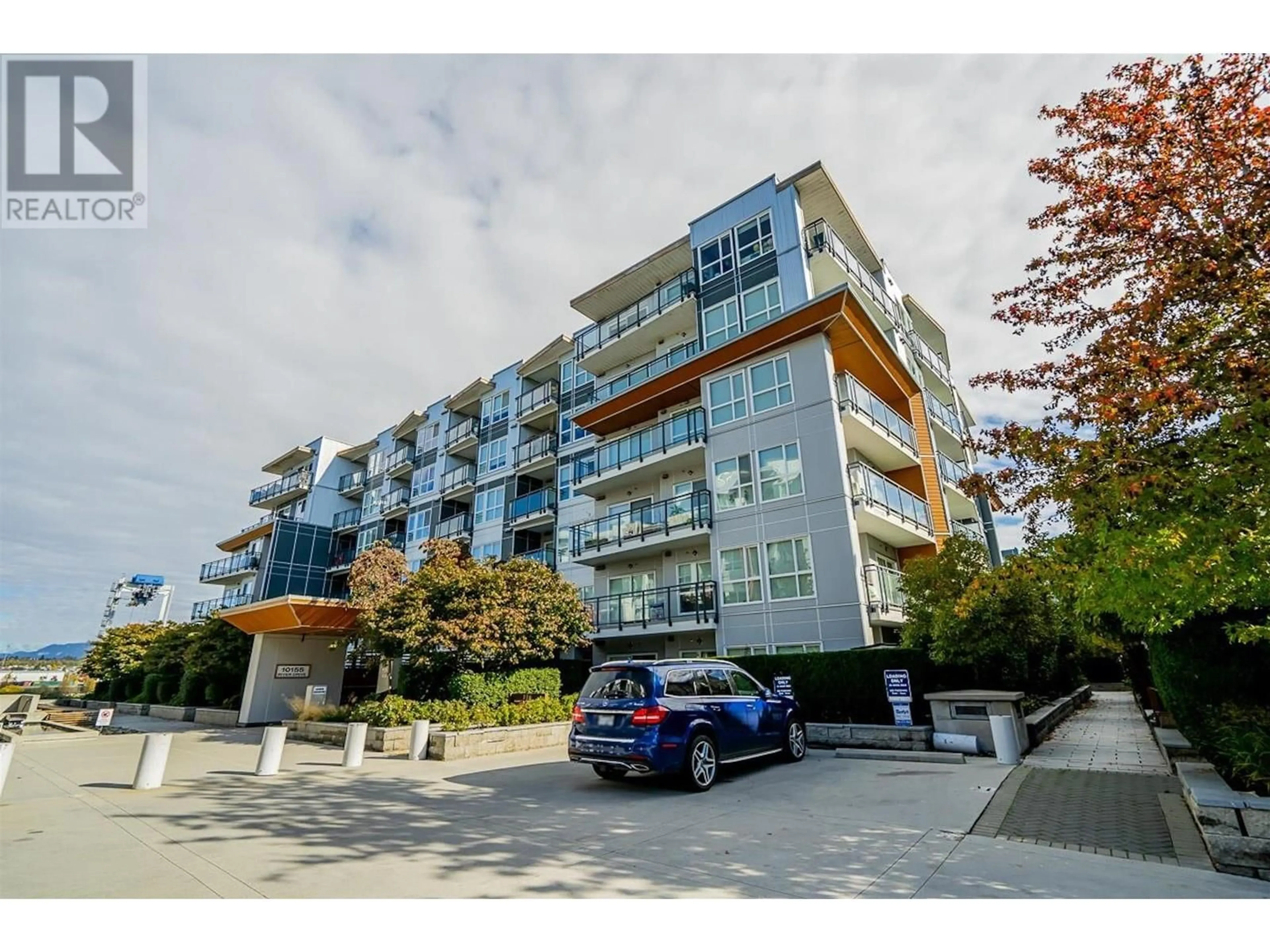 A pic from exterior of the house or condo, the street view for 303 10155 RIVER DRIVE, Richmond British Columbia V6X0L3