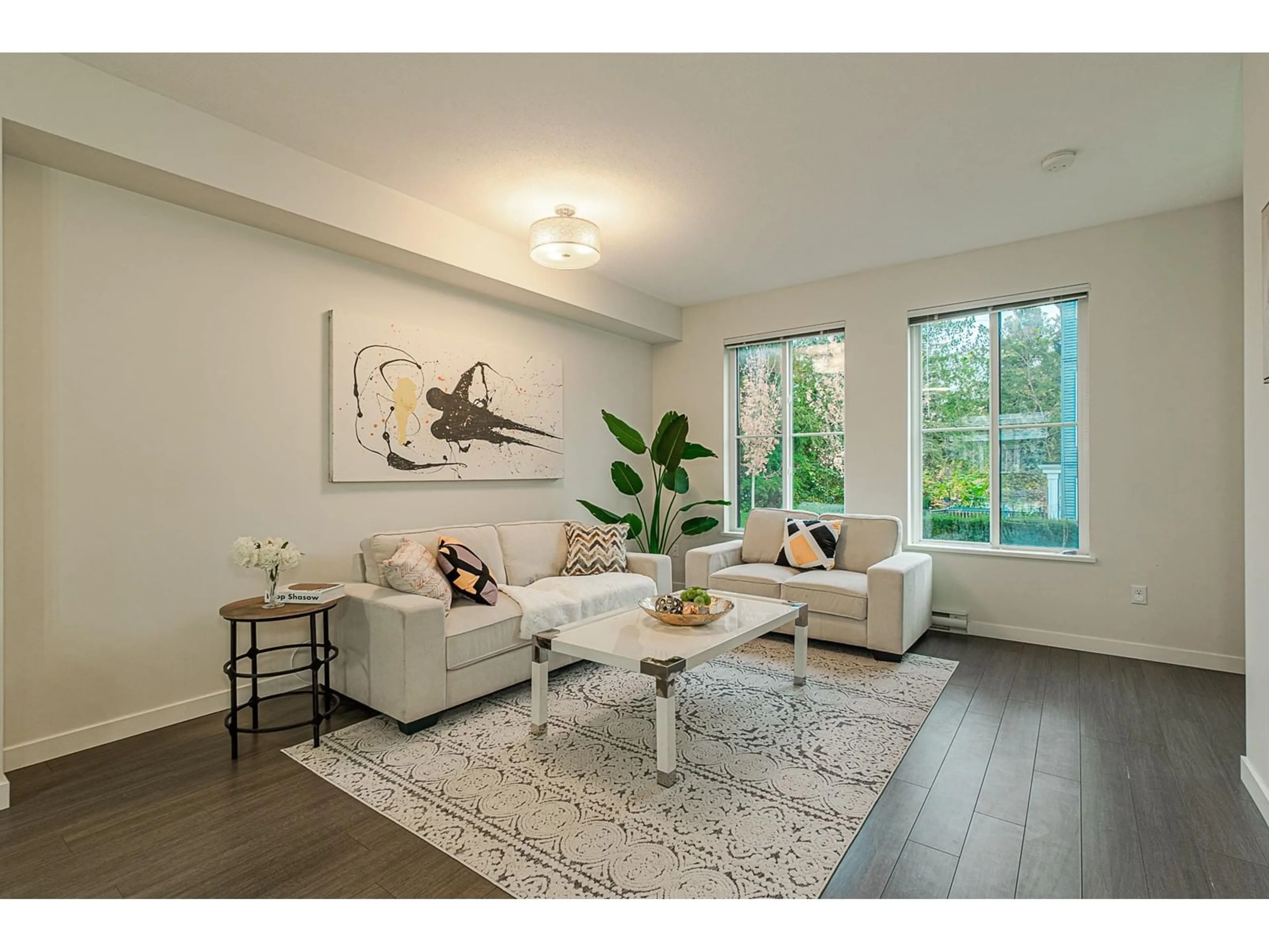 Living room, wood floors for 13 10735 84 AVENUE, Delta British Columbia V4C0C7