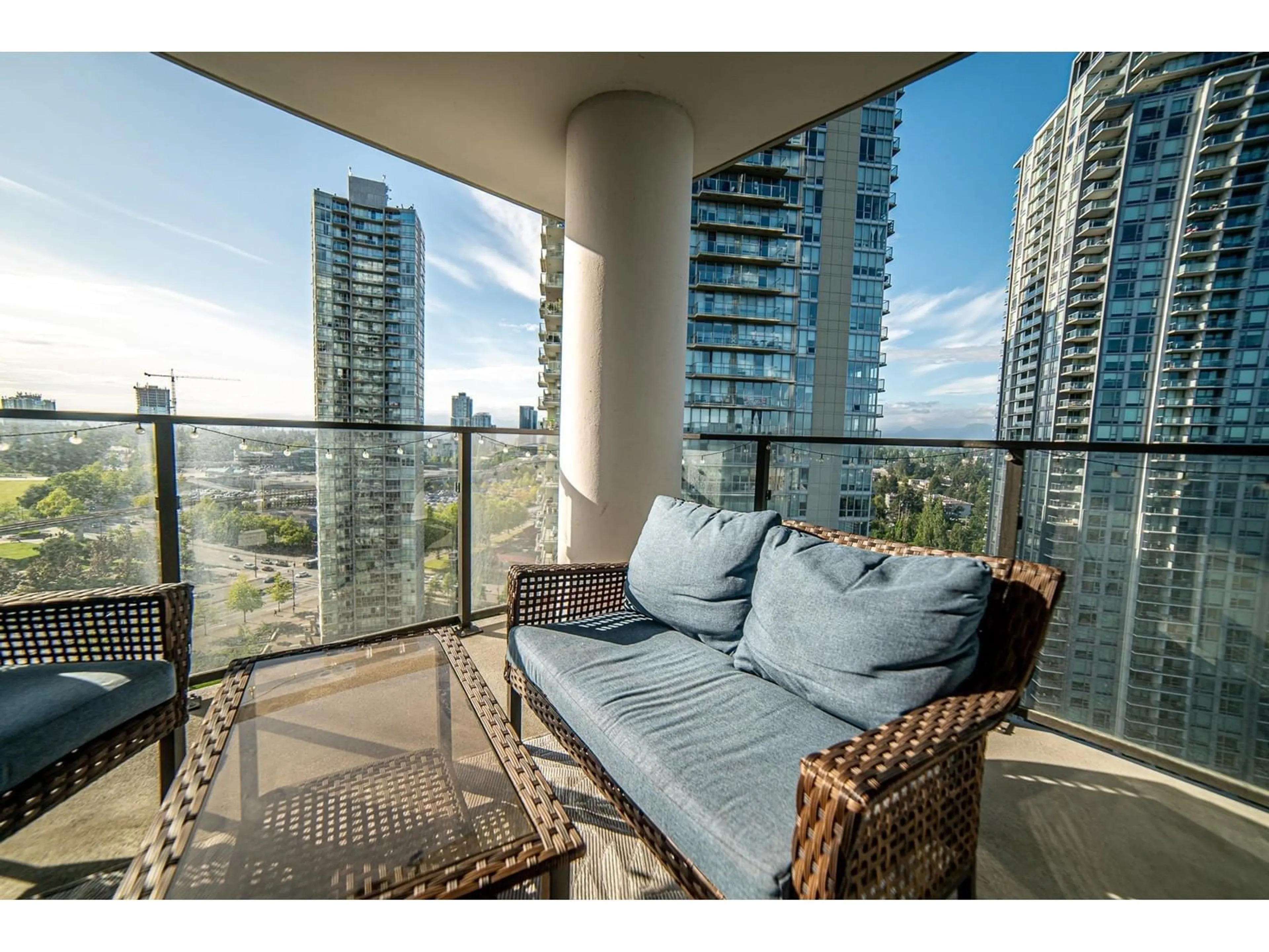 Balcony in the apartment for 1804 9887 WHALLEY BOULEVARD, Surrey British Columbia V3T0P4