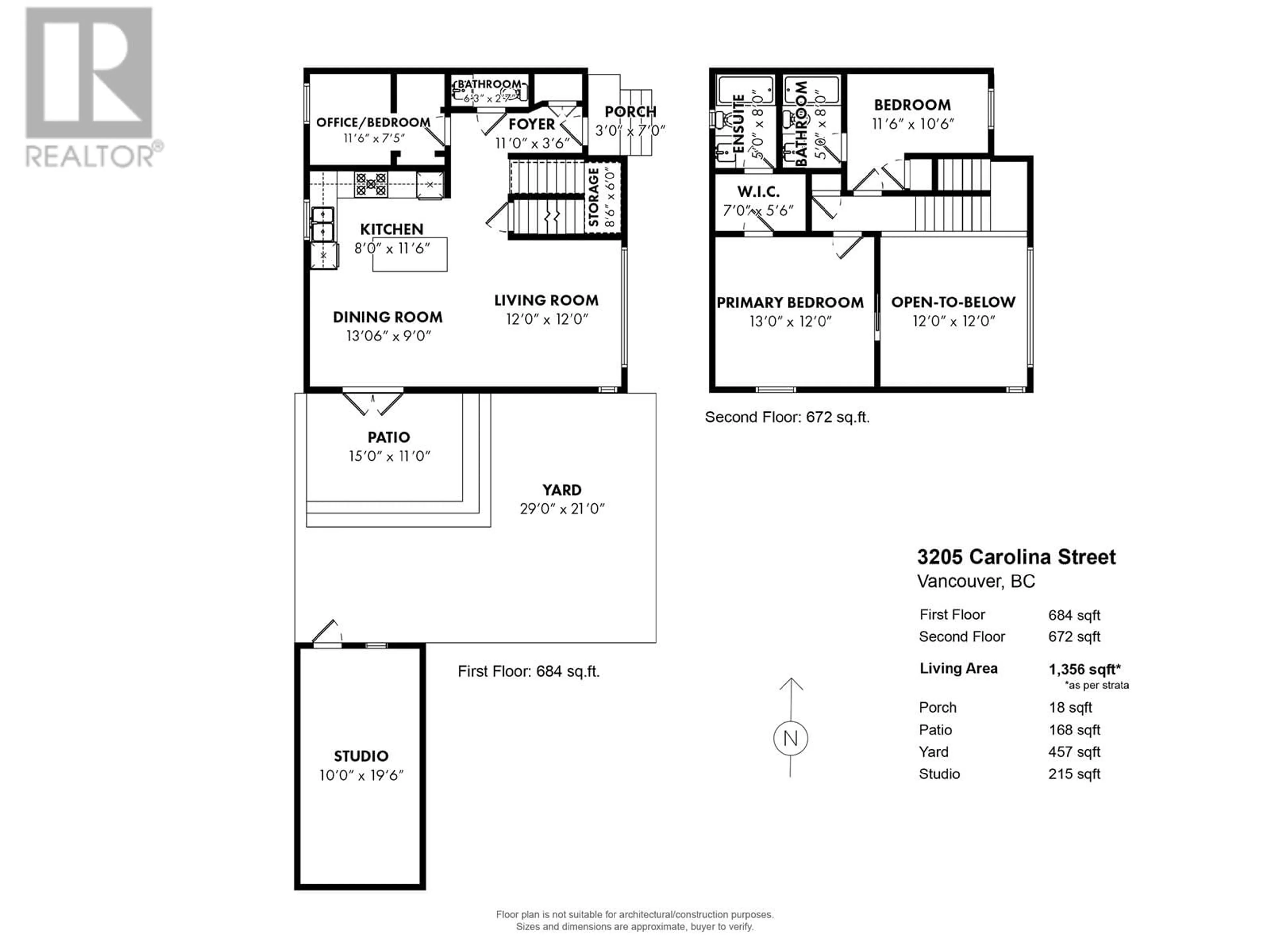 Floor plan for 3205 CAROLINA STREET, Vancouver British Columbia V5V4A9