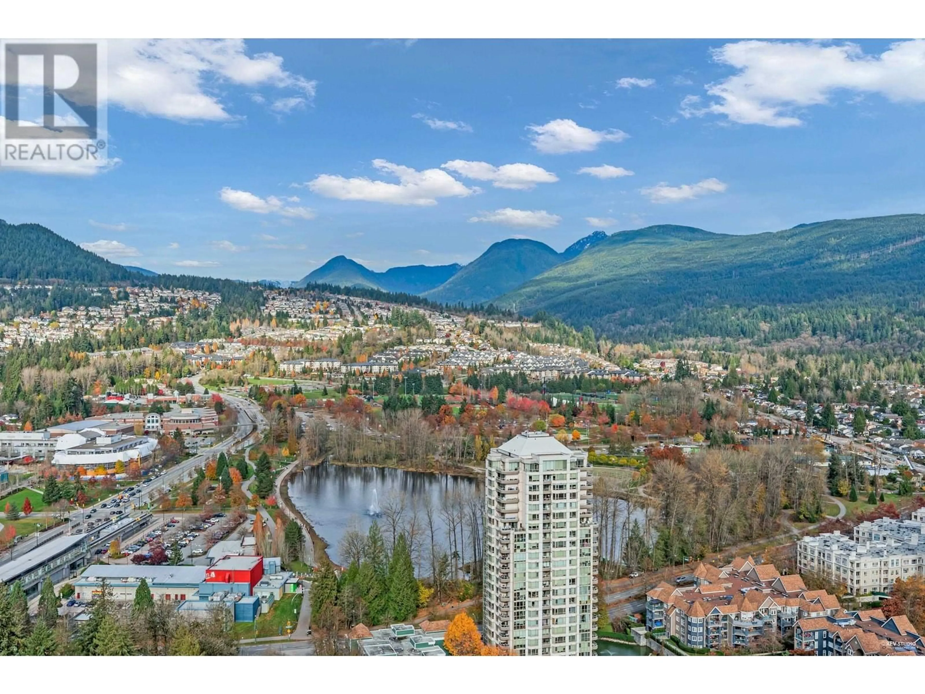 A pic from exterior of the house or condo, the view of mountain for 3702 1182 WESTWOOD STREET, Coquitlam British Columbia V3B0T9