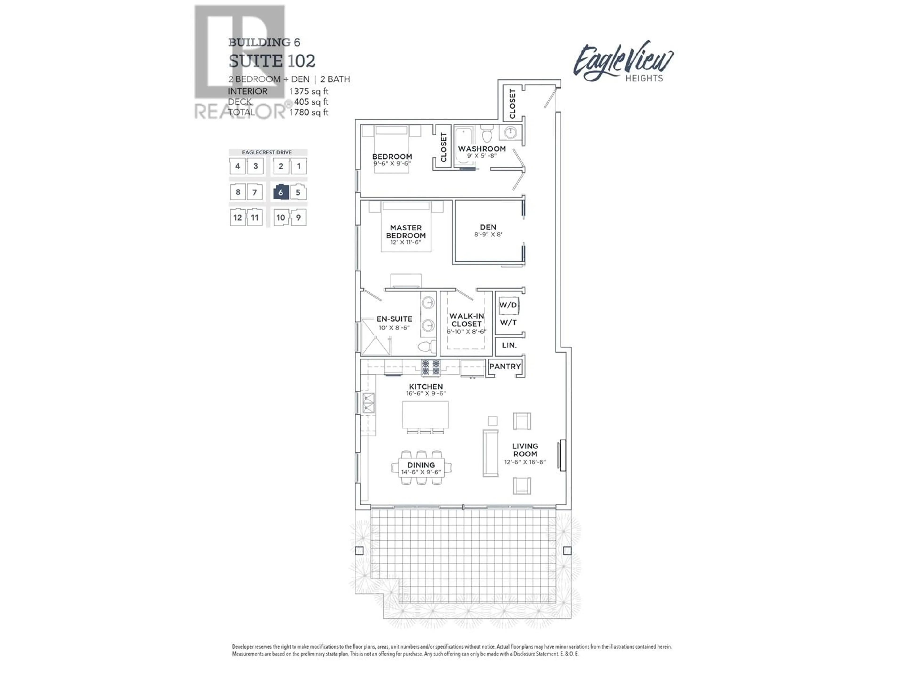 Floor plan for 6102 464 EAGLECREST DRIVE, Gibsons British Columbia V0N1V9