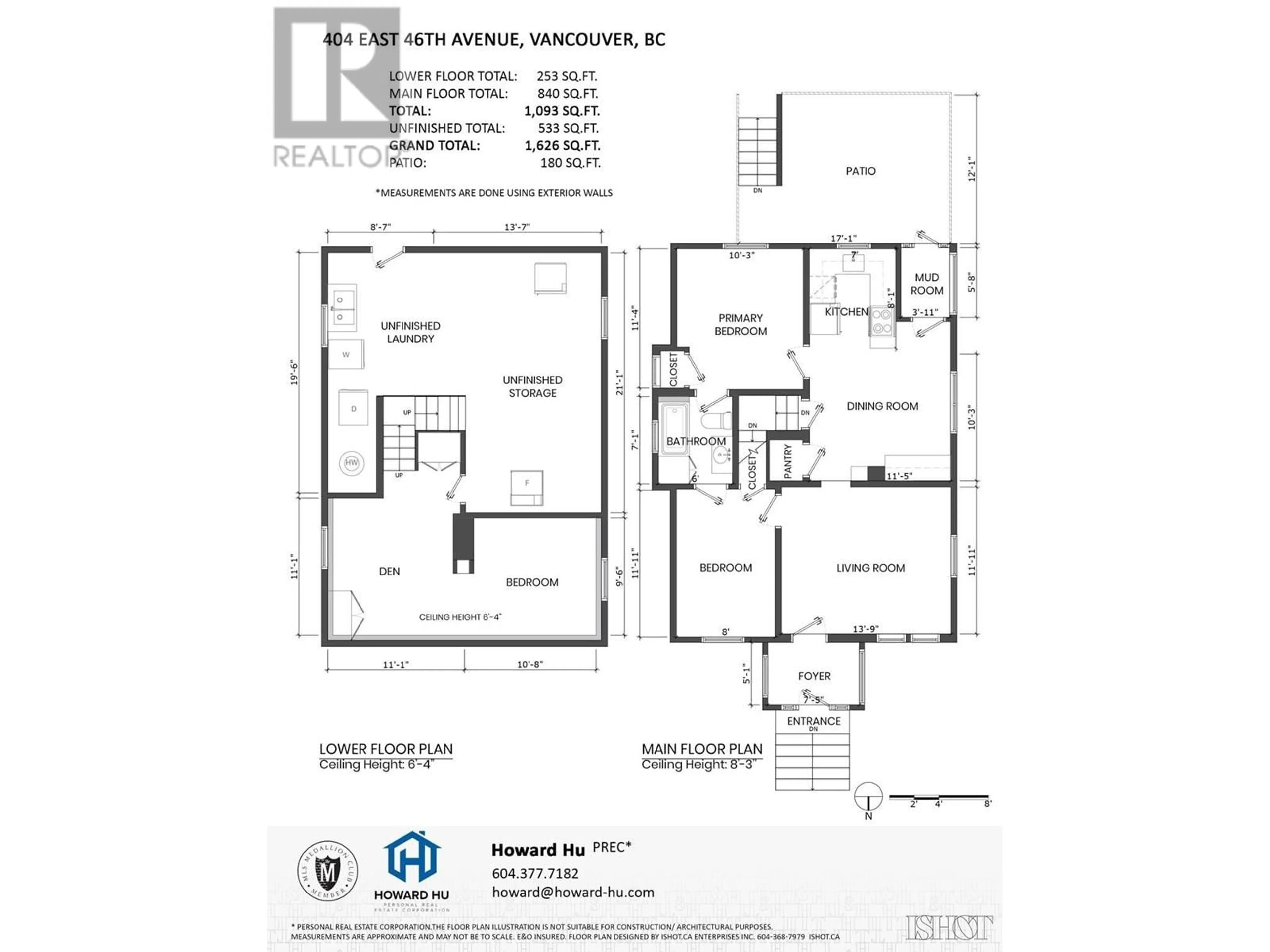 Floor plan for 404 E 46TH AVENUE, Vancouver British Columbia V5W1Z9