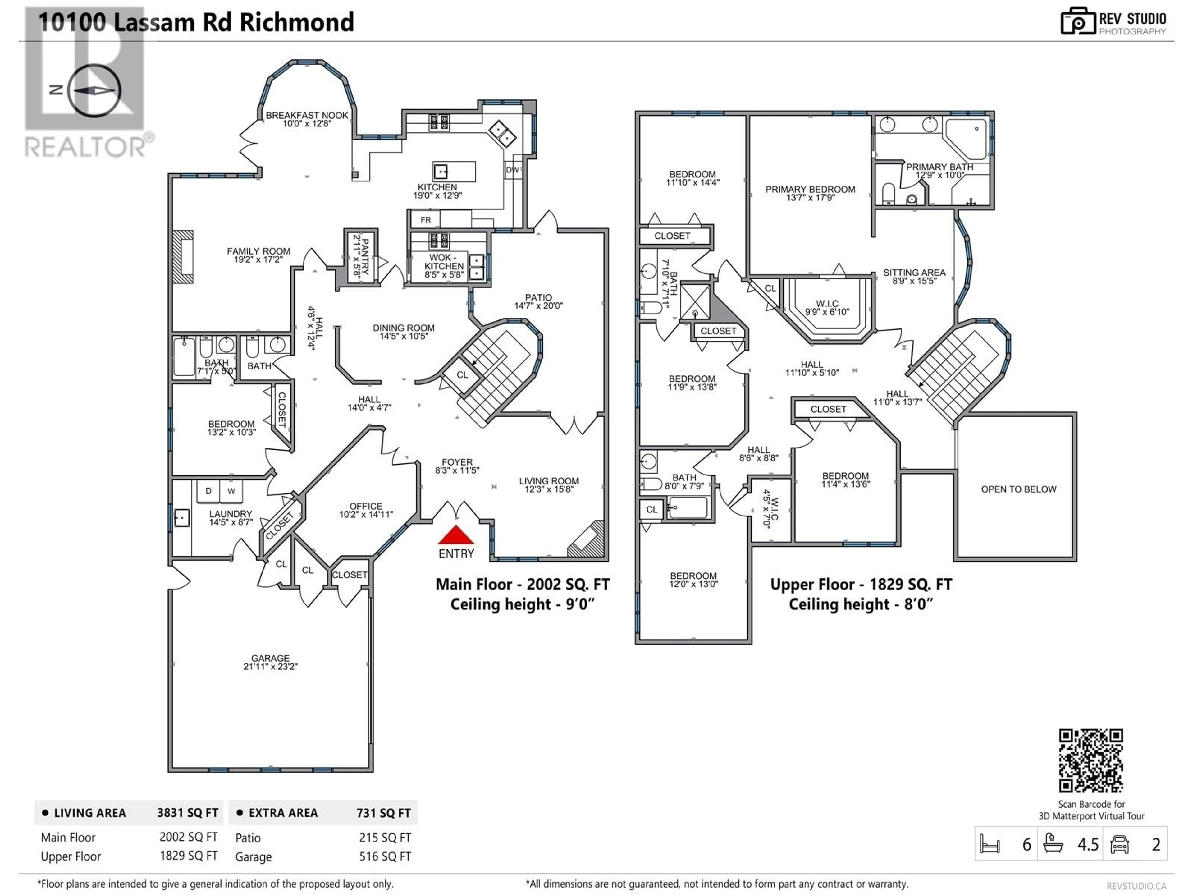 Floor plan for 10100 LASSAM ROAD, Richmond British Columbia V7E2C1