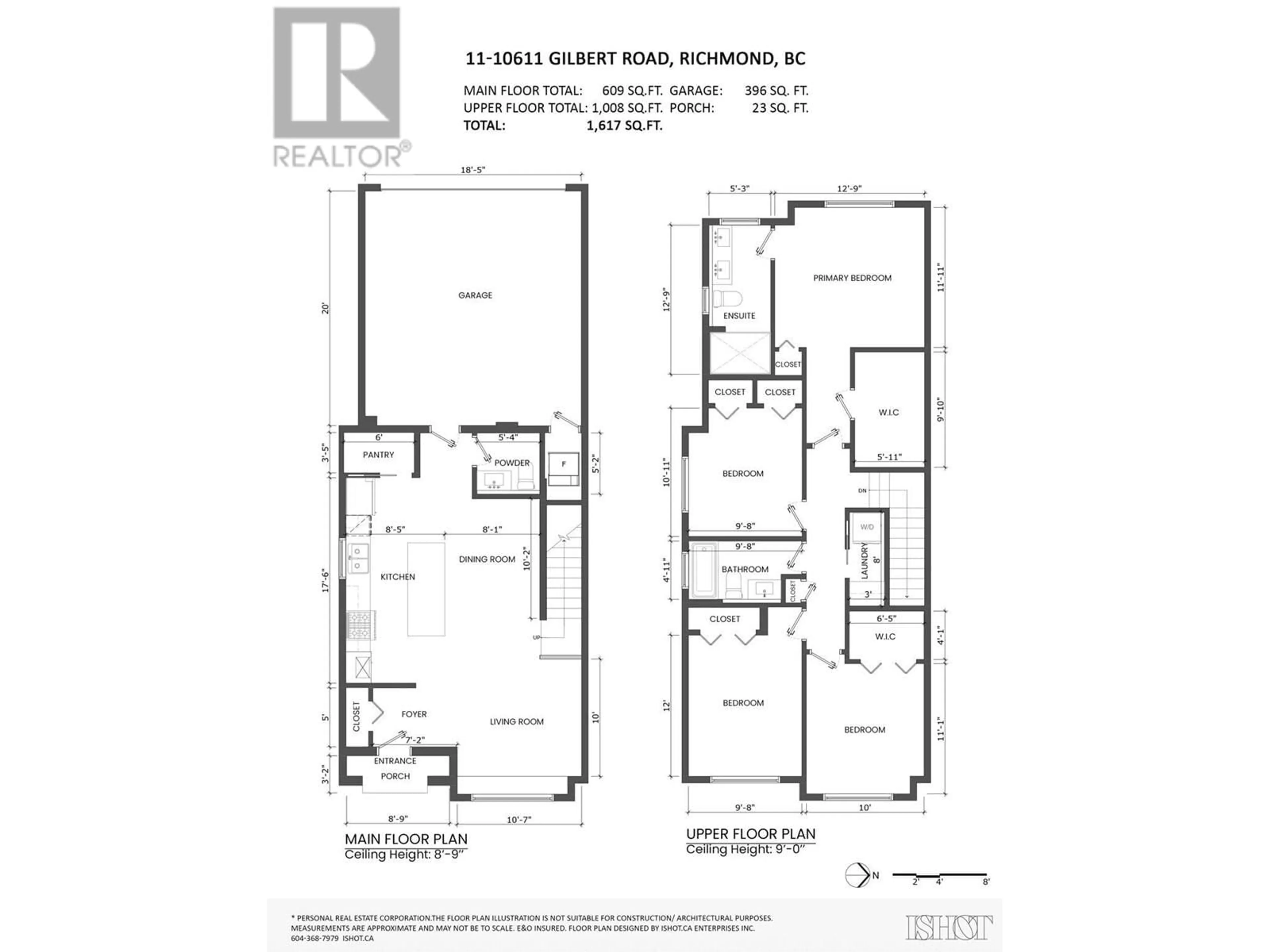 Floor plan for 11 10611 GILBERT ROAD, Richmond British Columbia V7E2H4