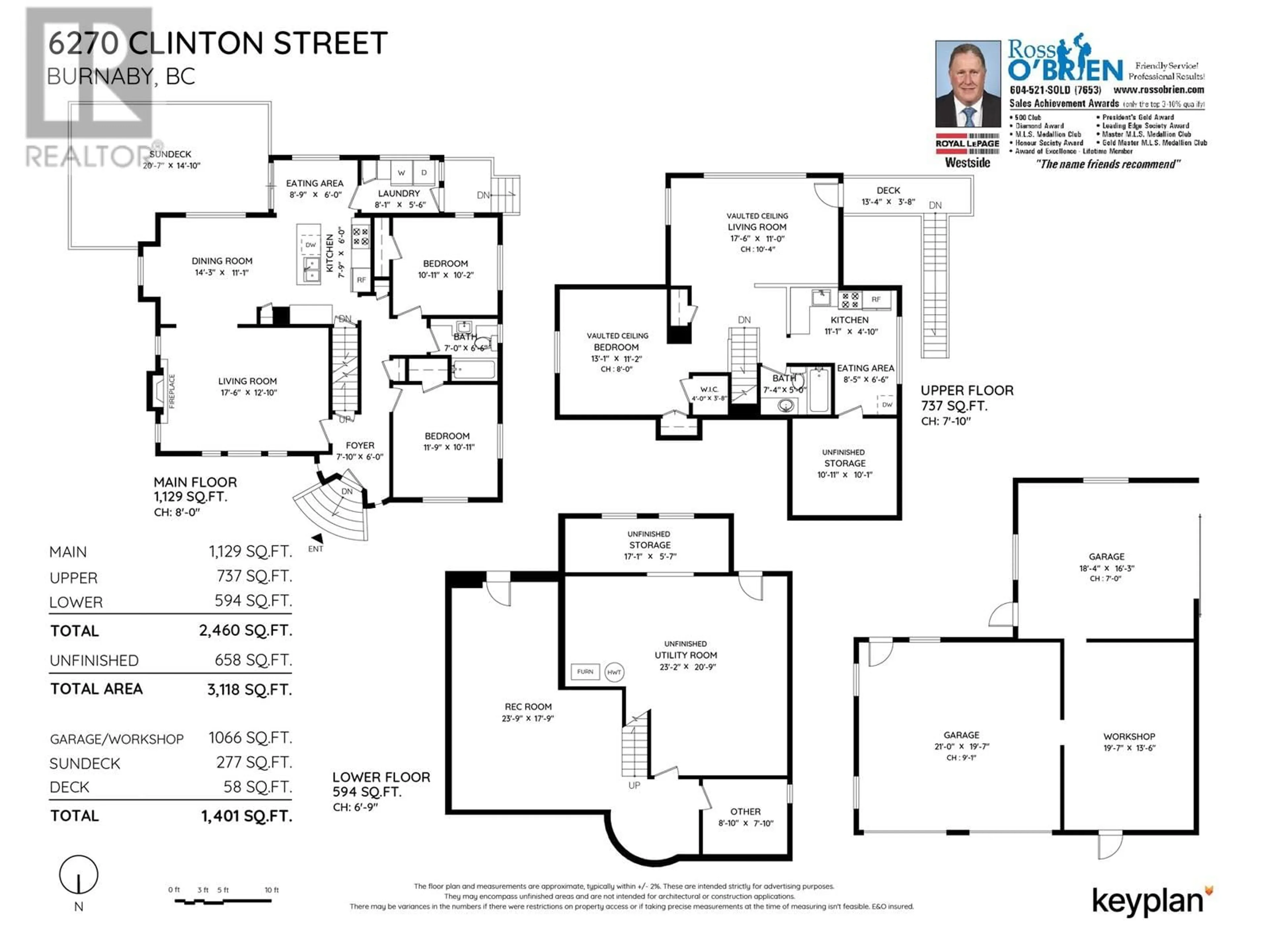 Floor plan for 6270 CLINTON STREET, Burnaby British Columbia V5J2M7