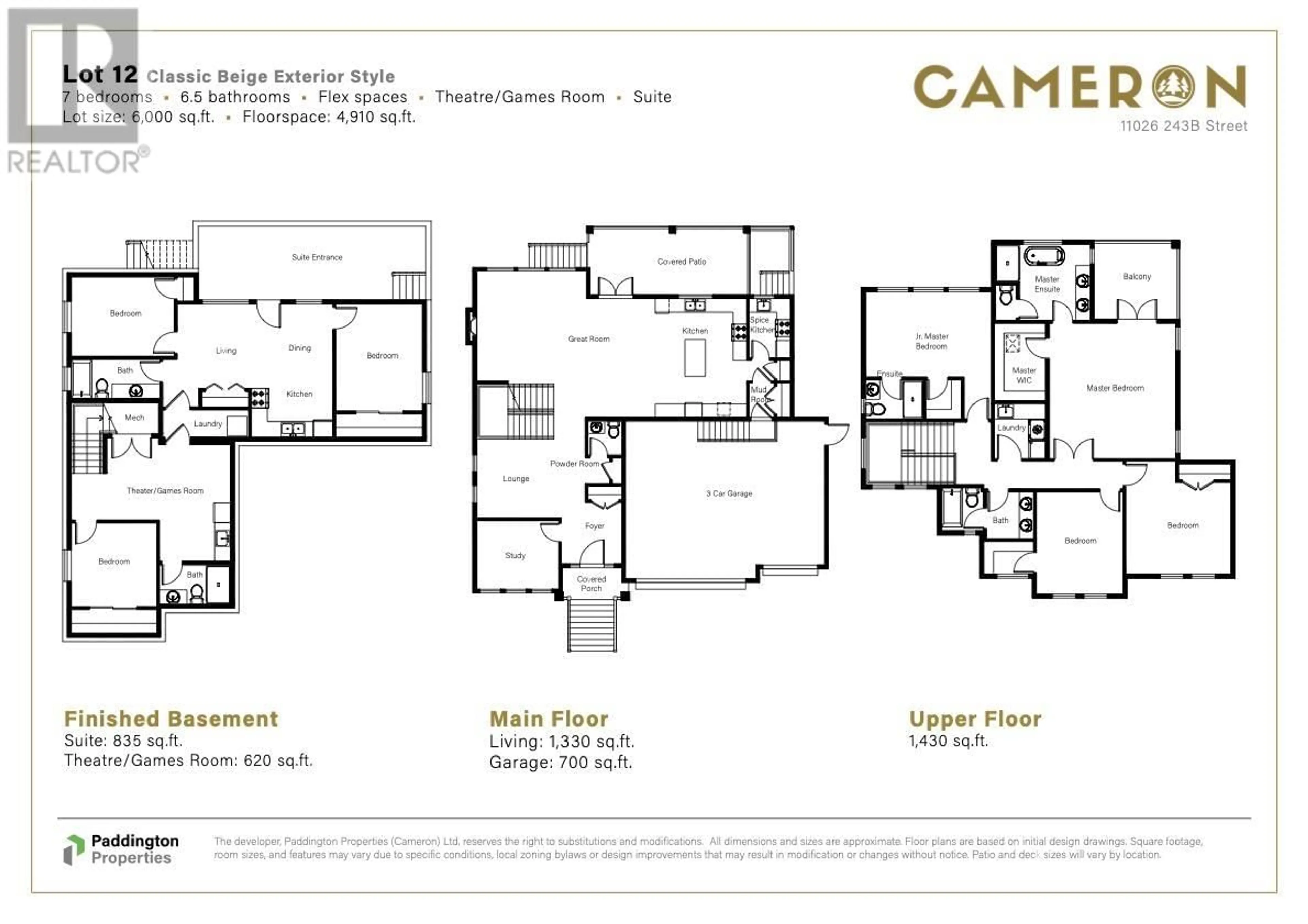 Floor plan for 11026 243B STREET, Maple Ridge British Columbia V2W1H5