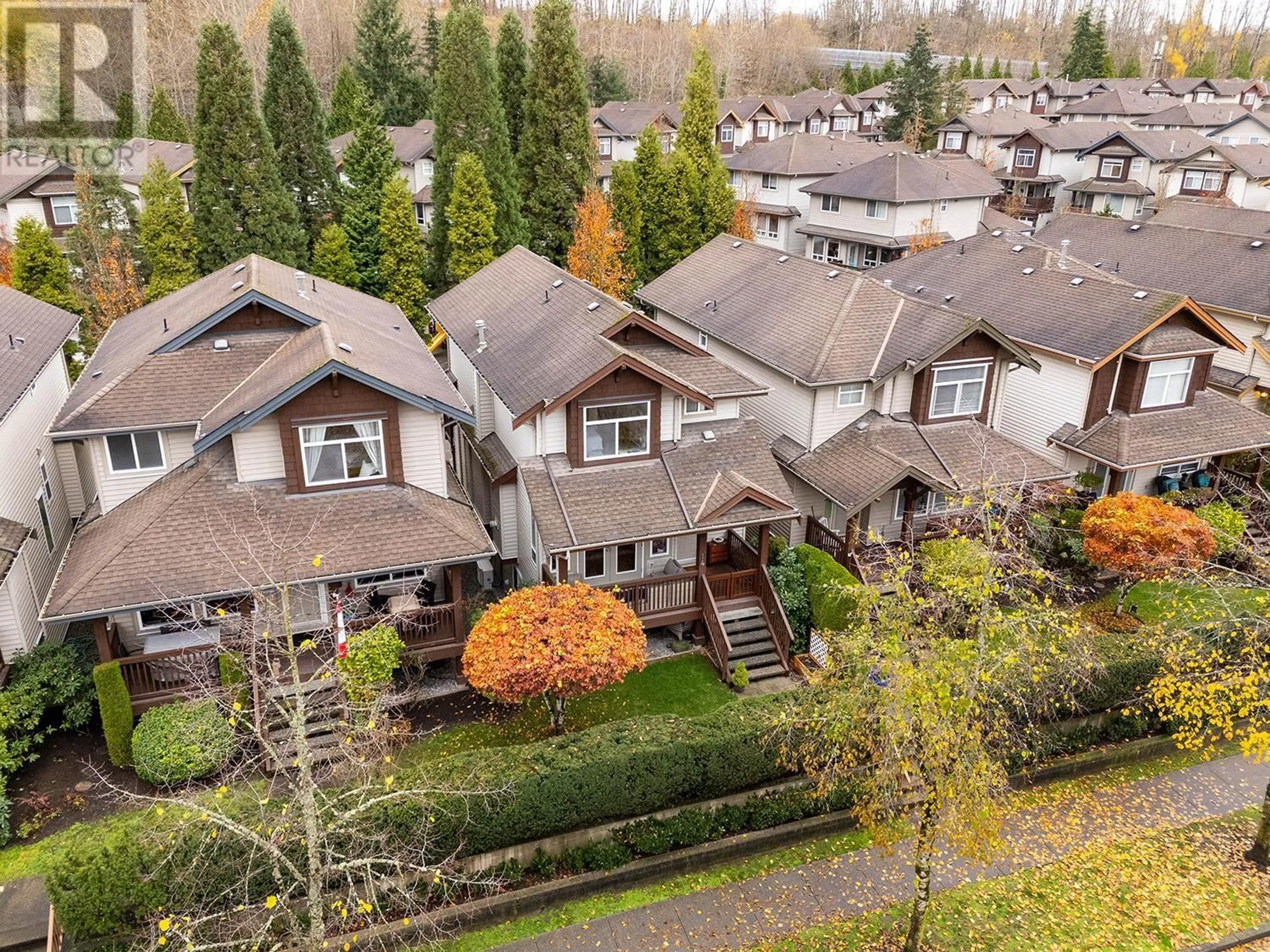 Frontside or backside of a home, the fenced backyard for 14 2387 ARGUE STREET, Port Coquitlam British Columbia V3C6P5