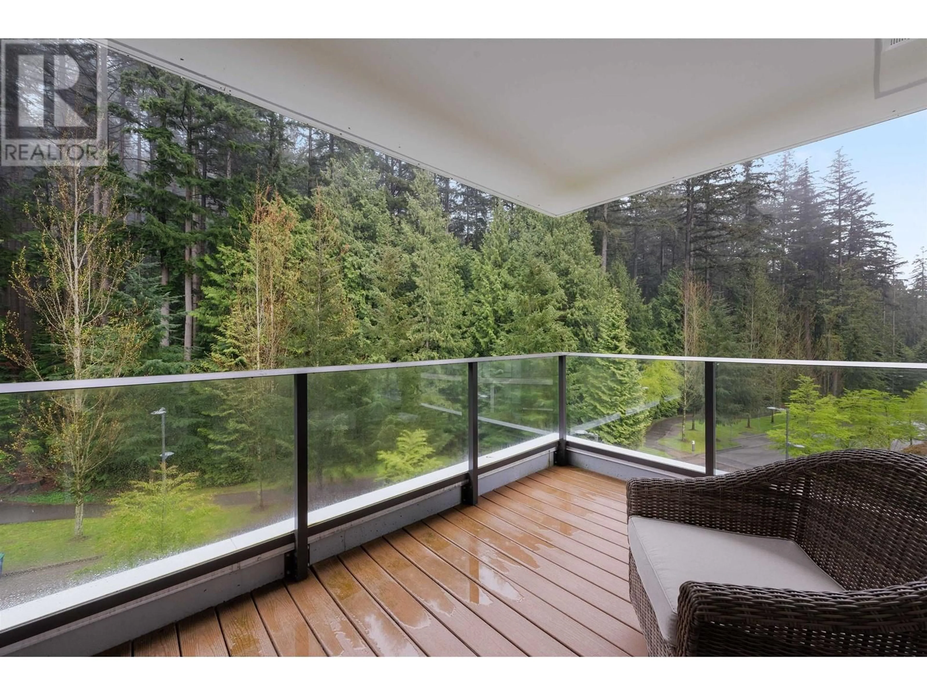 Balcony in the apartment, forest for 408 5629 BIRNEY AVENUE, Vancouver British Columbia V6S0L5