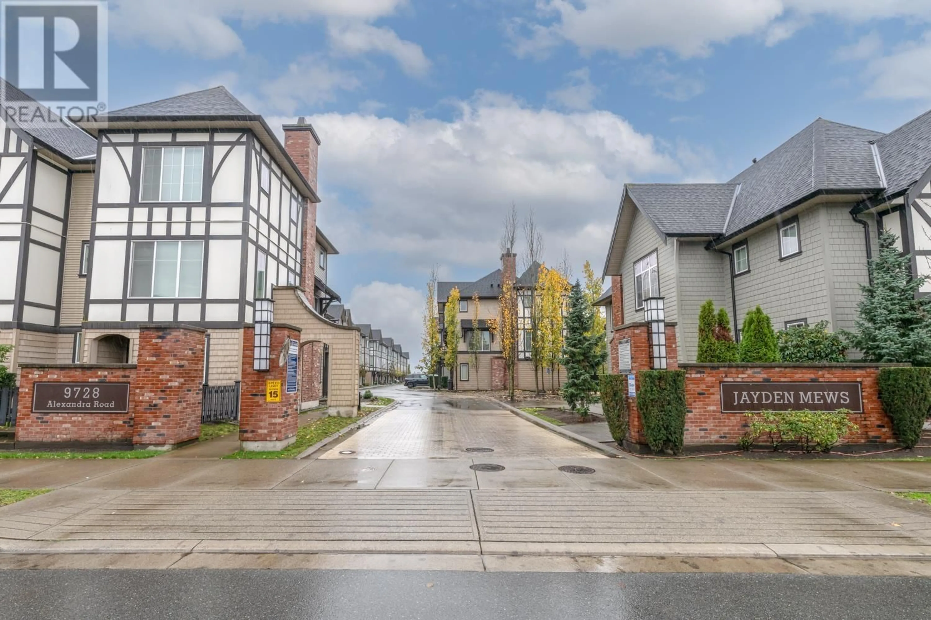 A pic from exterior of the house or condo, the street view for 39 9728 ALEXANDRA ROAD, Richmond British Columbia V6X0M4