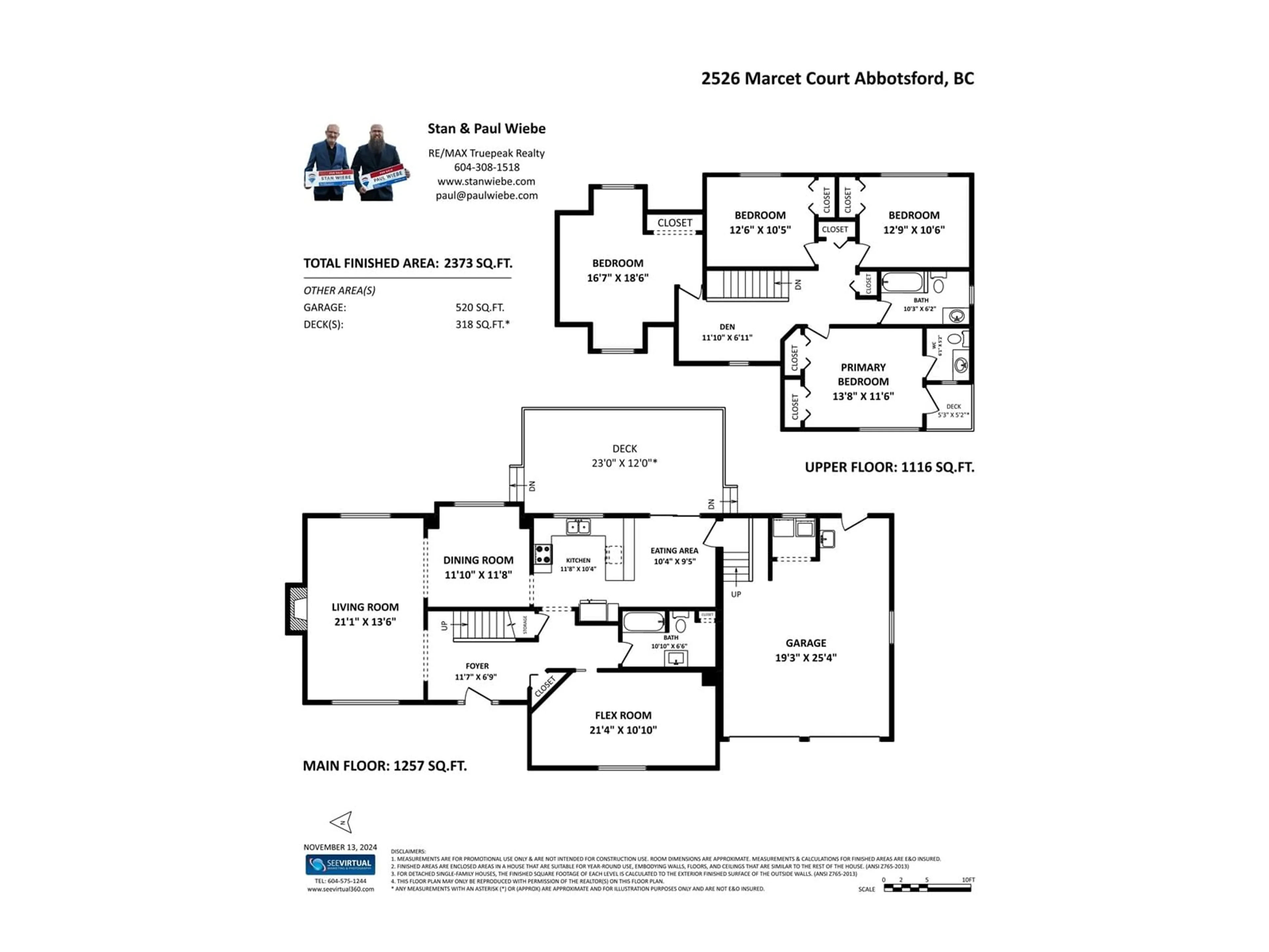 Floor plan for 2526 MARCET COURT, Abbotsford British Columbia V3G2A8