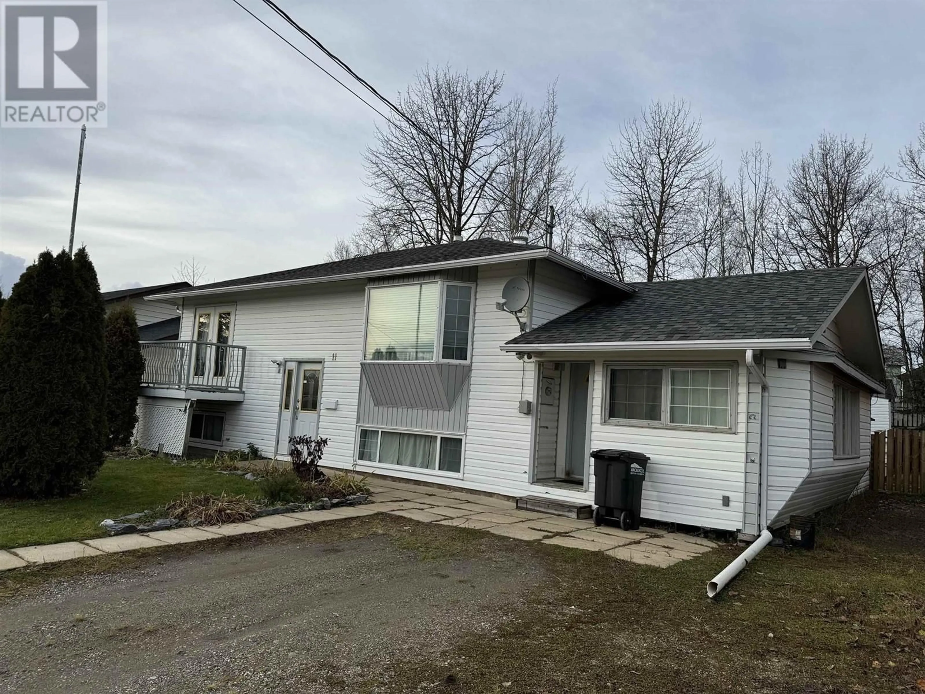 Frontside or backside of a home, cottage for 11 GAGNON CRESCENT, Mackenzie British Columbia V0J2C0