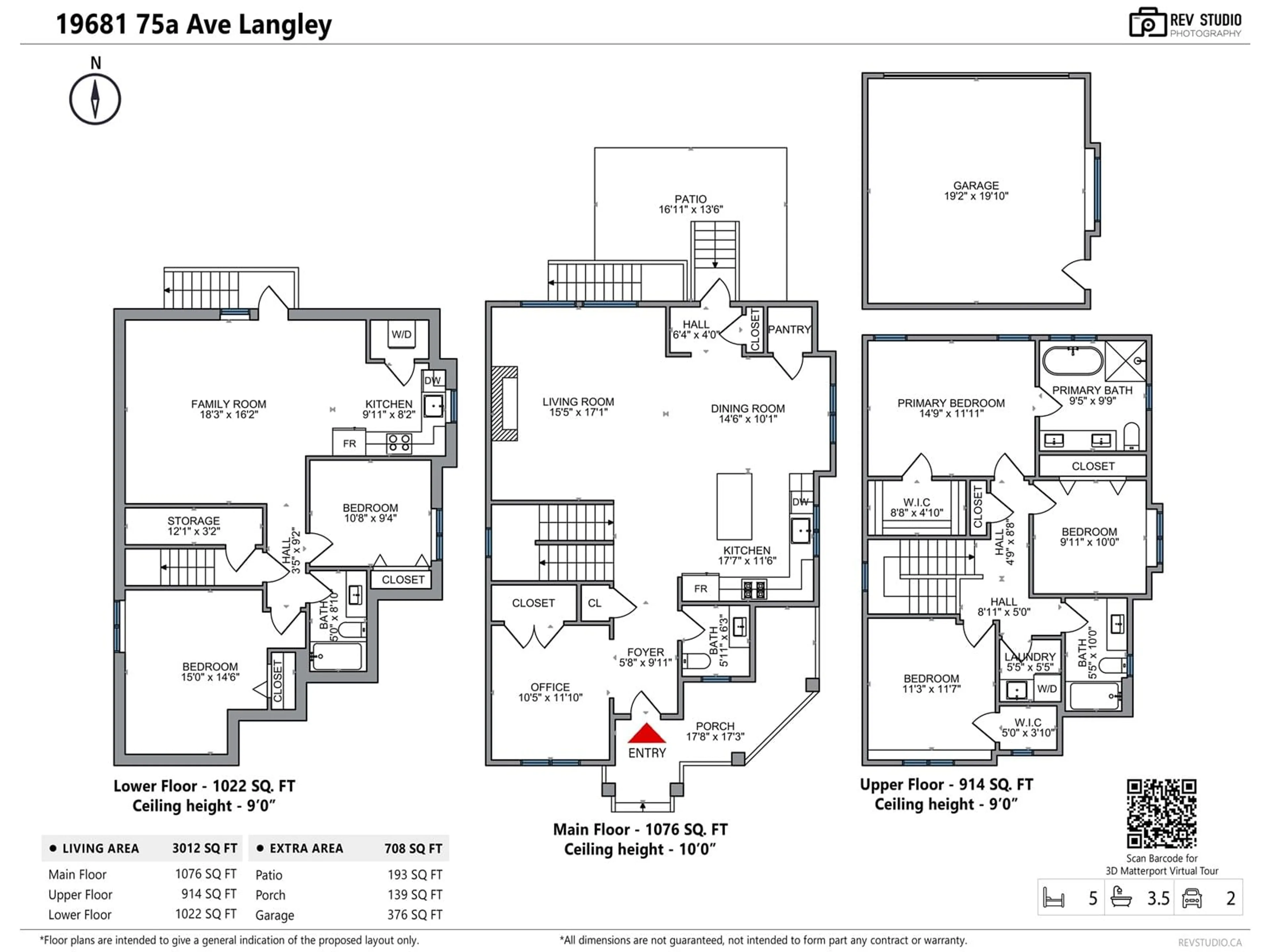 Floor plan for 19681 75A AVENUE, Langley British Columbia V2Y3T2