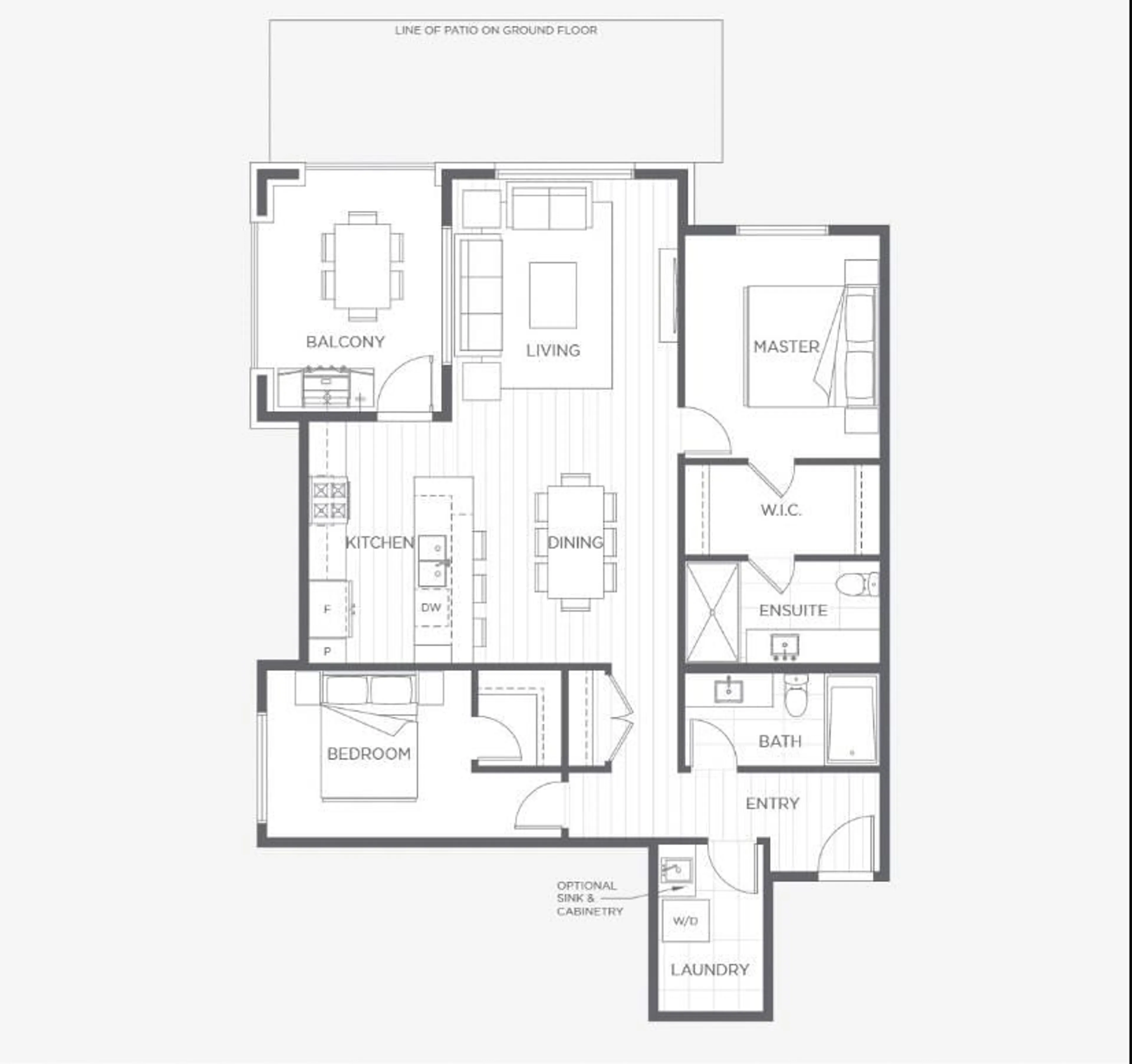 Floor plan for 502 33530 MAYFAIR AVENUE, Abbotsford British Columbia V2S0J2