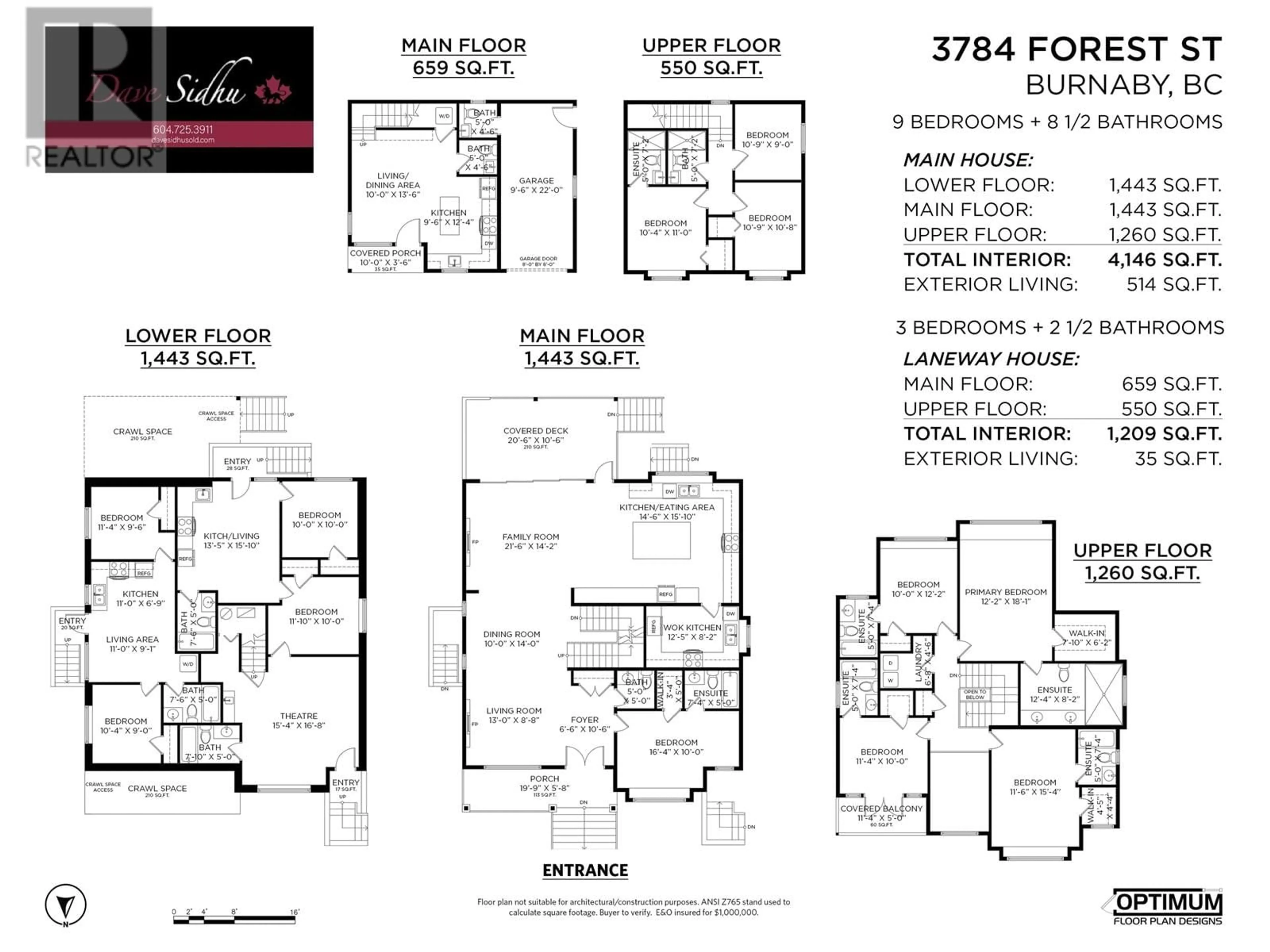 Floor plan for 3784 FOREST STREET, Burnaby British Columbia V5G1W6