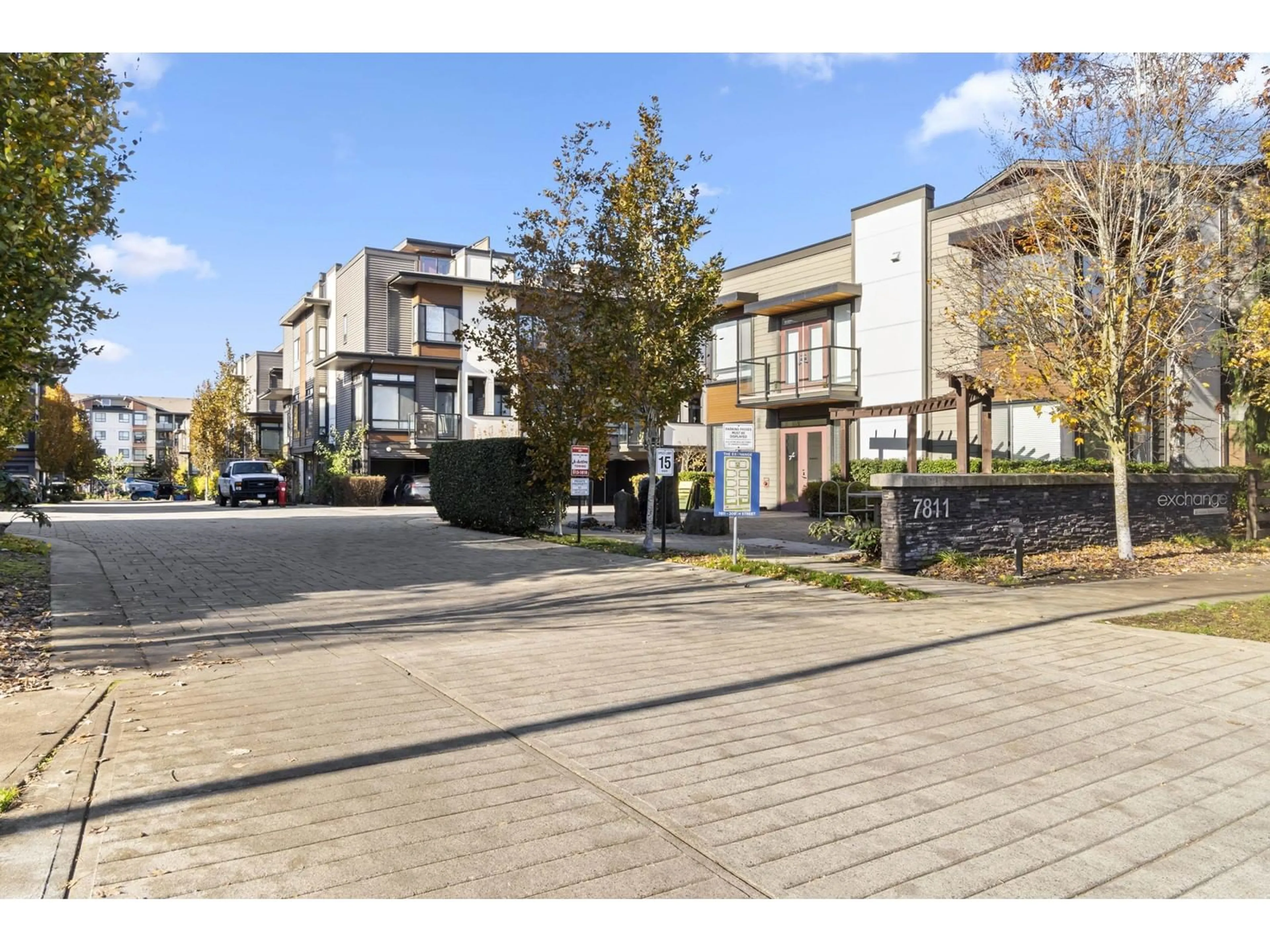 A pic from exterior of the house or condo, the street view for 44 7811 209 STREET, Langley British Columbia V2Y0P2