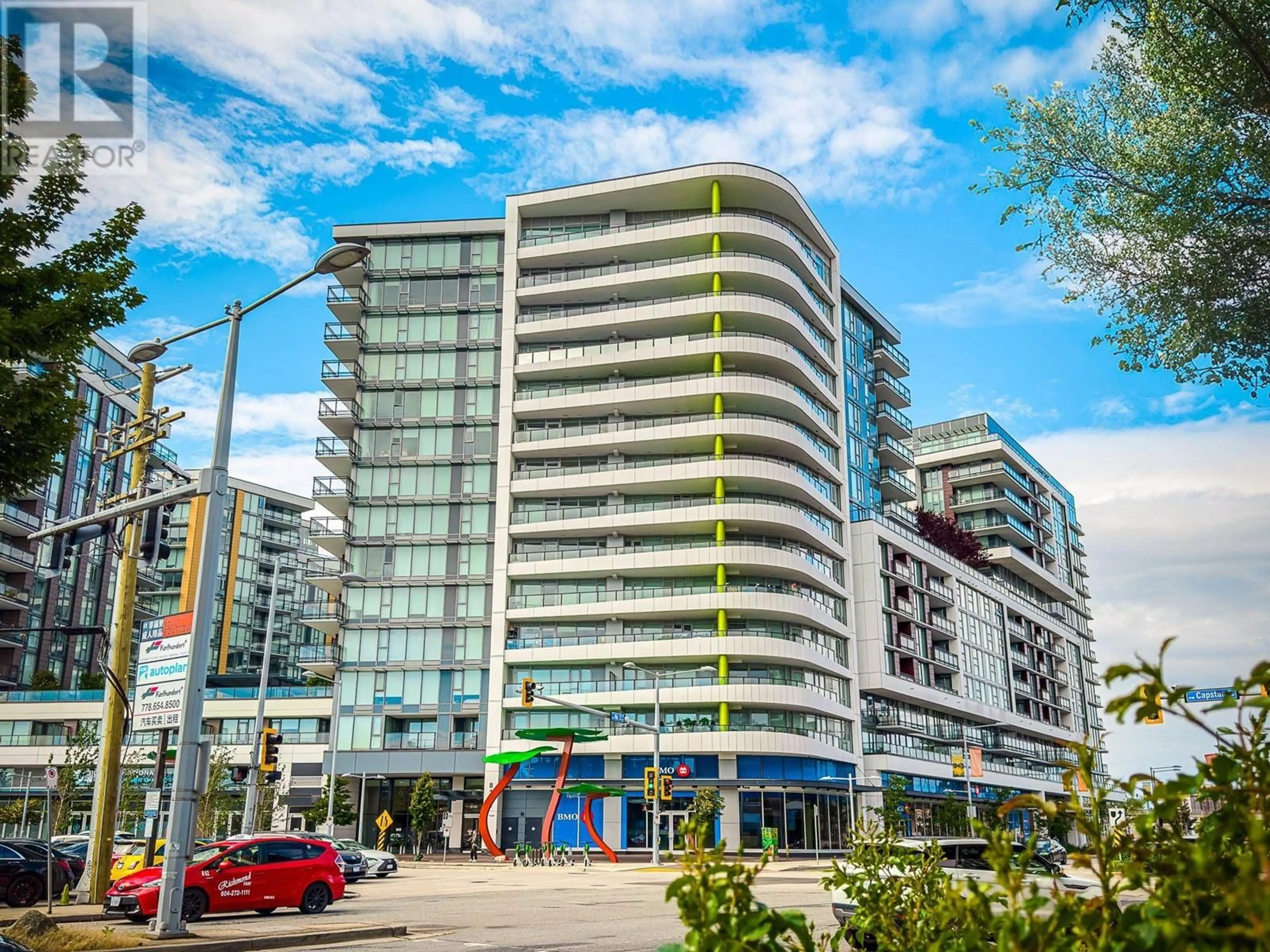 A pic from exterior of the house or condo, the street view for 1103 8199 CAPSTAN WAY, Richmond British Columbia V6X0V3