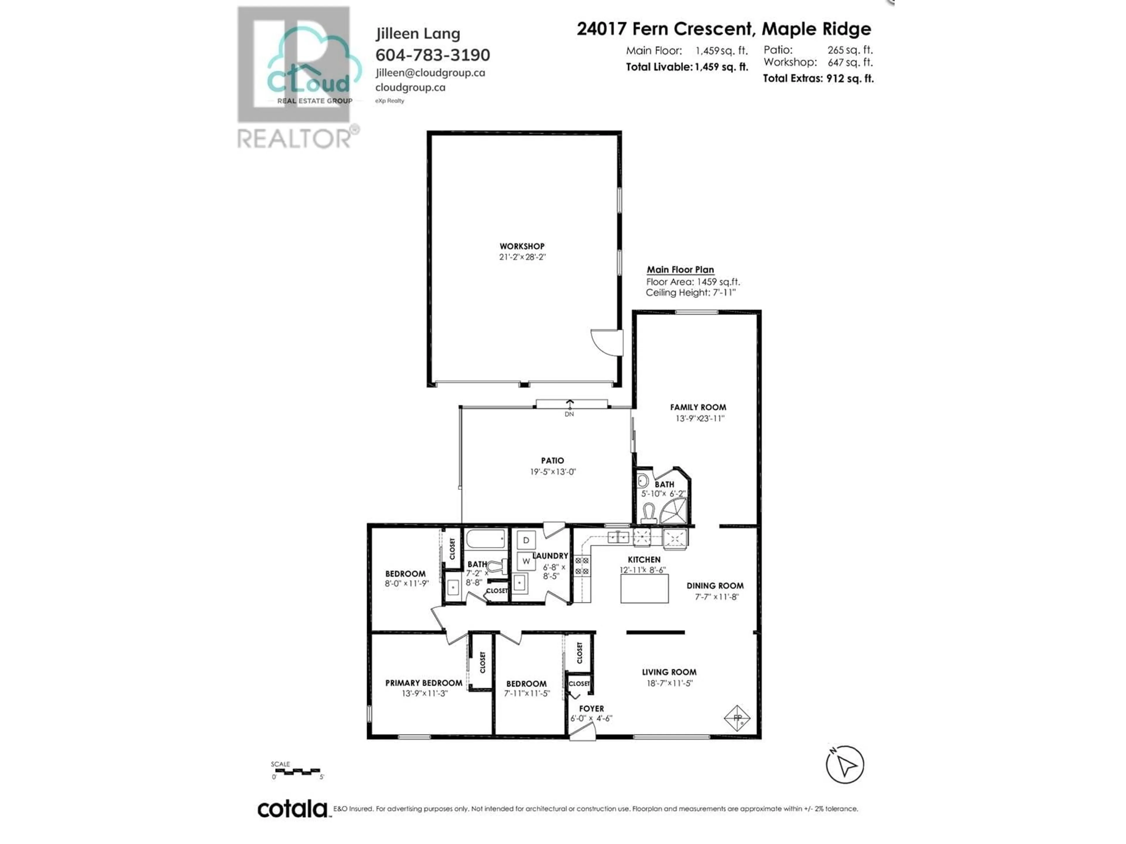 Floor plan for 24017 FERN CRESCENT, Maple Ridge British Columbia V4R2R7