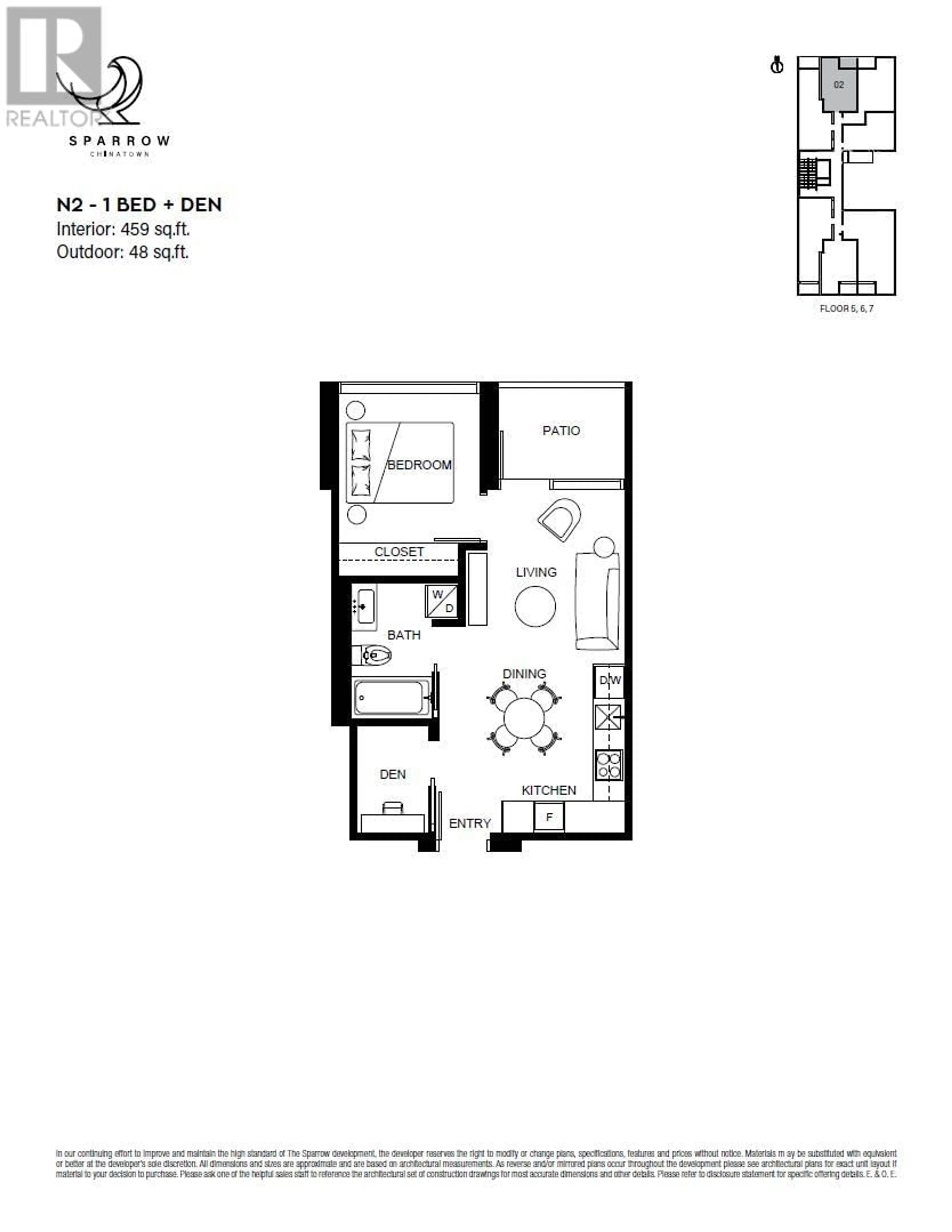 Floor plan for 602 239 KEEFER STREET, Vancouver British Columbia V6A1X6