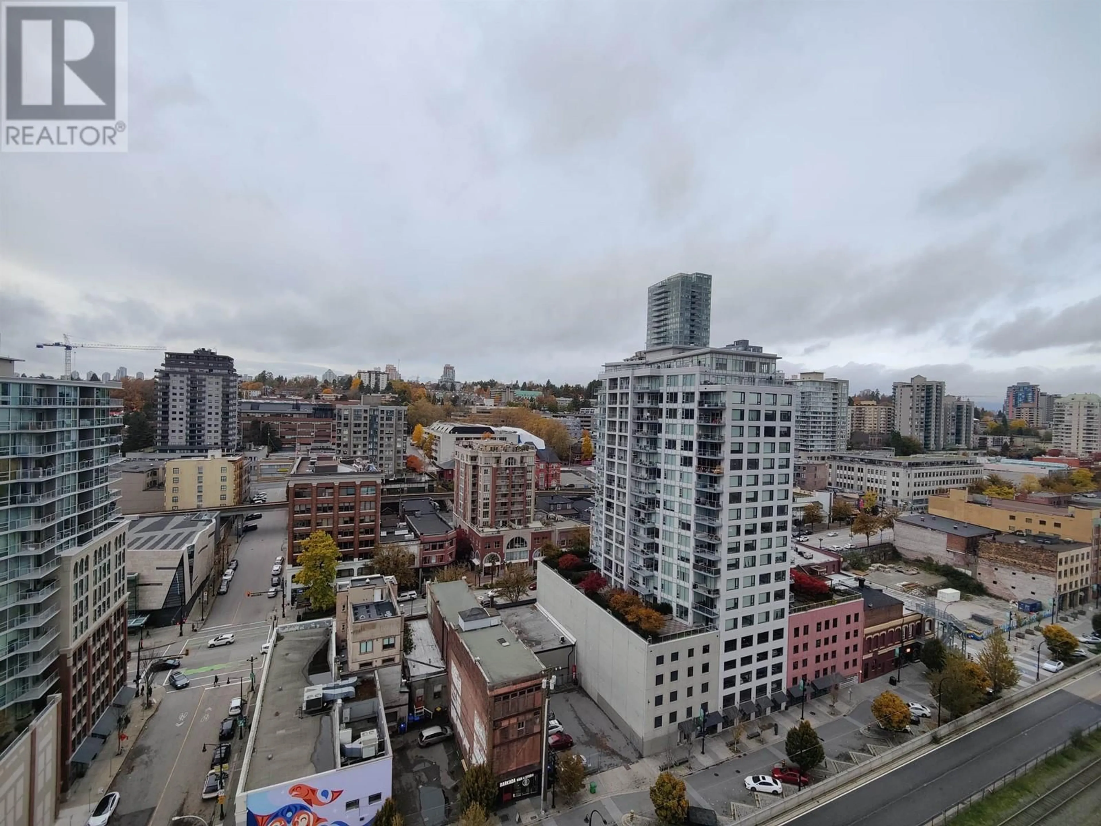 A pic from exterior of the house or condo, the view of city buildings for 1403 680 QUAYSIDE DRIVE, New Westminster British Columbia V3M0P2