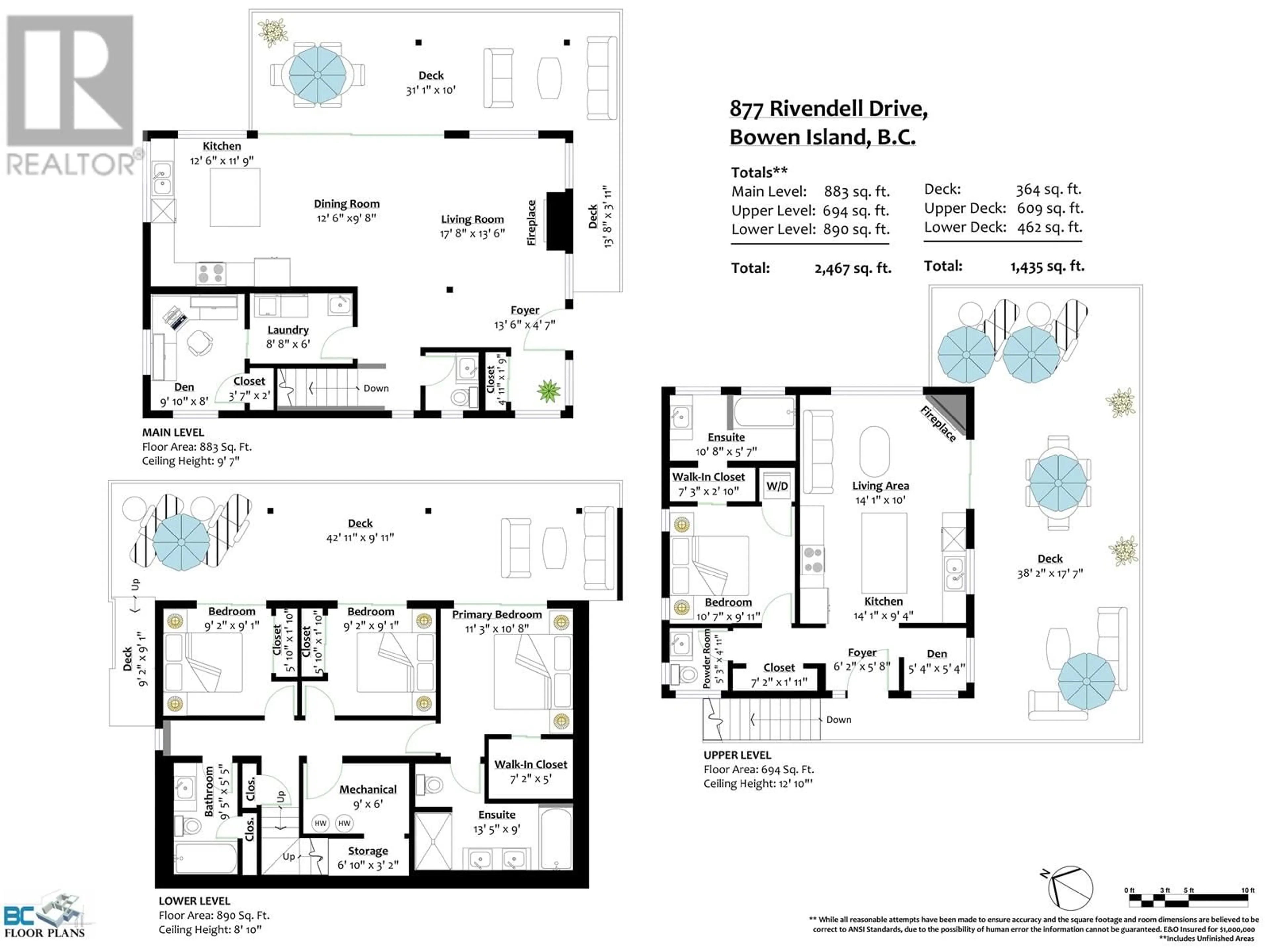 Floor plan for 877 RIVENDELL DRIVE, Bowen Island British Columbia V0N1G1