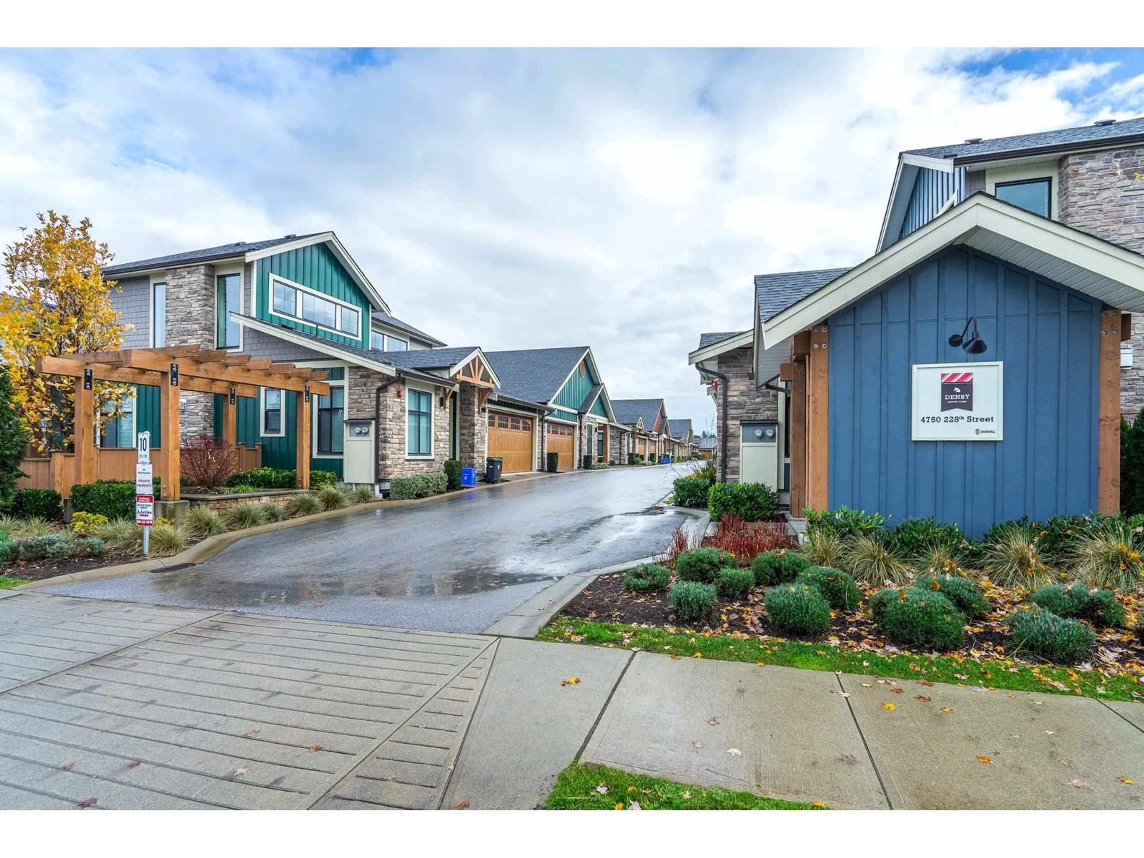 A pic from exterior of the house or condo, the street view for 36 4750 228 STREET, Langley British Columbia V2Z0A9