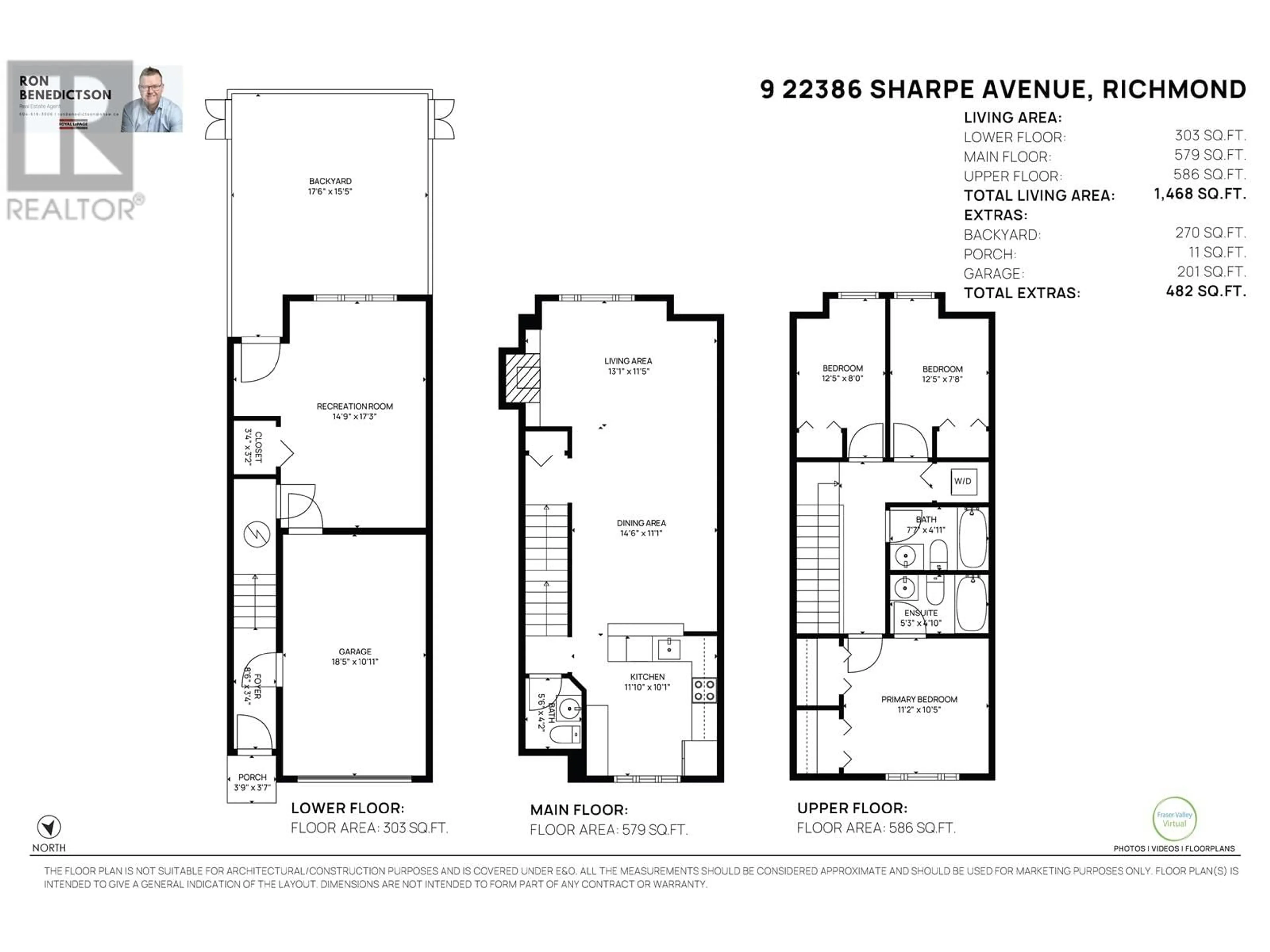 Floor plan for 9 22386 SHARPE AVENUE, Richmond British Columbia V6V0A1