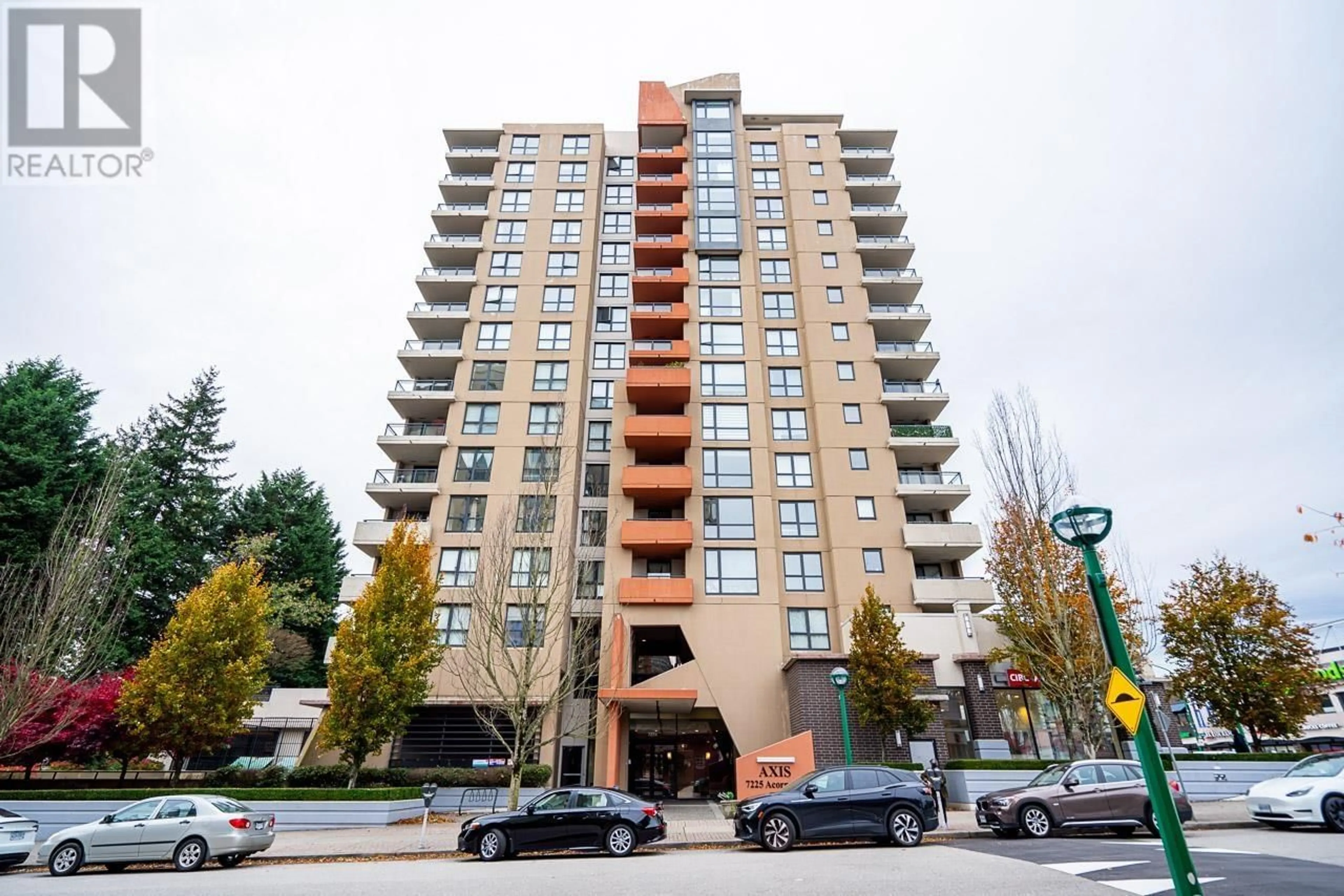 A pic from exterior of the house or condo, the front or back of building for 1105 7225 ACORN AVENUE, Burnaby British Columbia V5E0A9