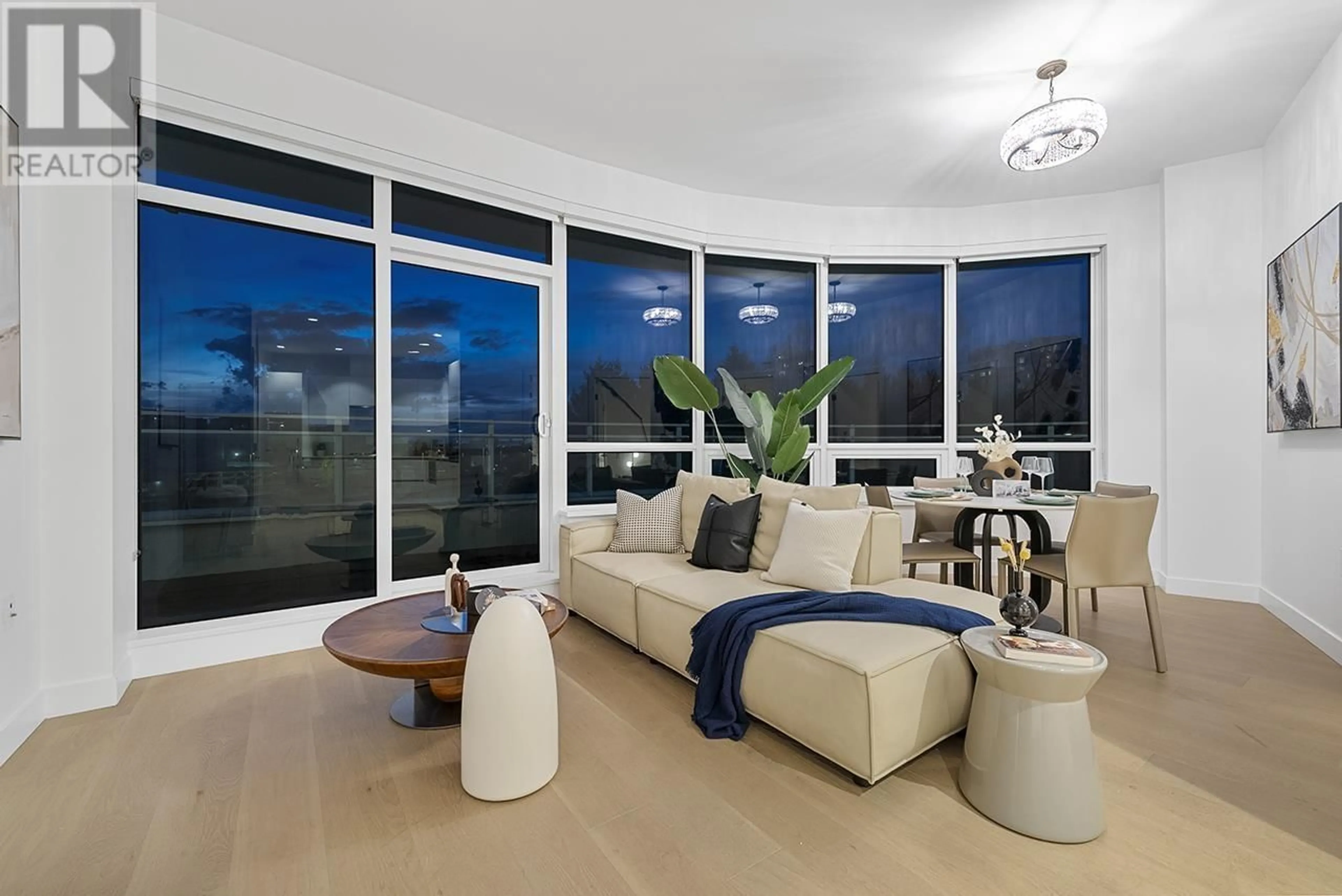 Living room, wood floors for 307 5788 GILBERT ROAD, Richmond British Columbia V7C0G1