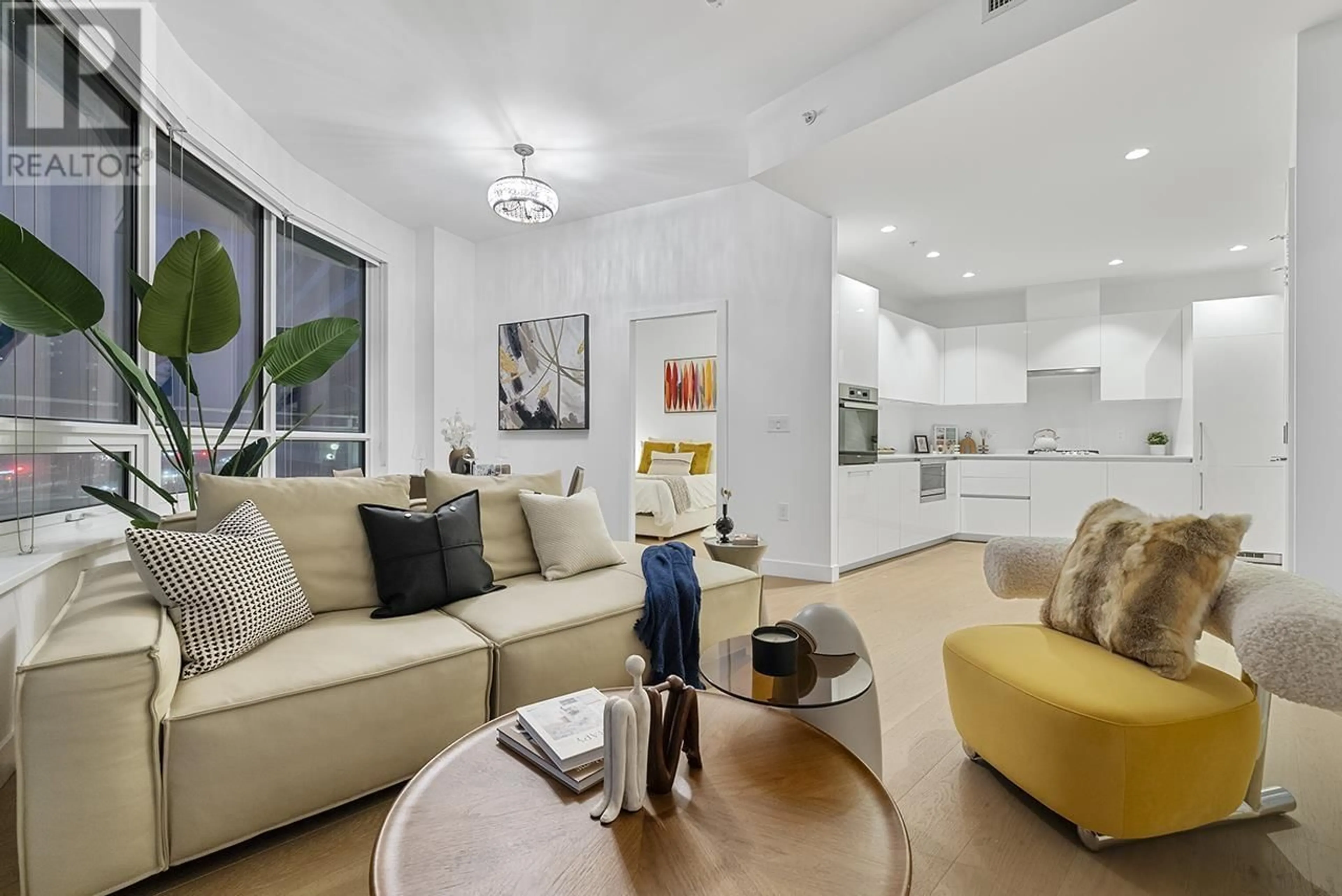 Living room, wood floors for 307 5788 GILBERT ROAD, Richmond British Columbia V7C0G1