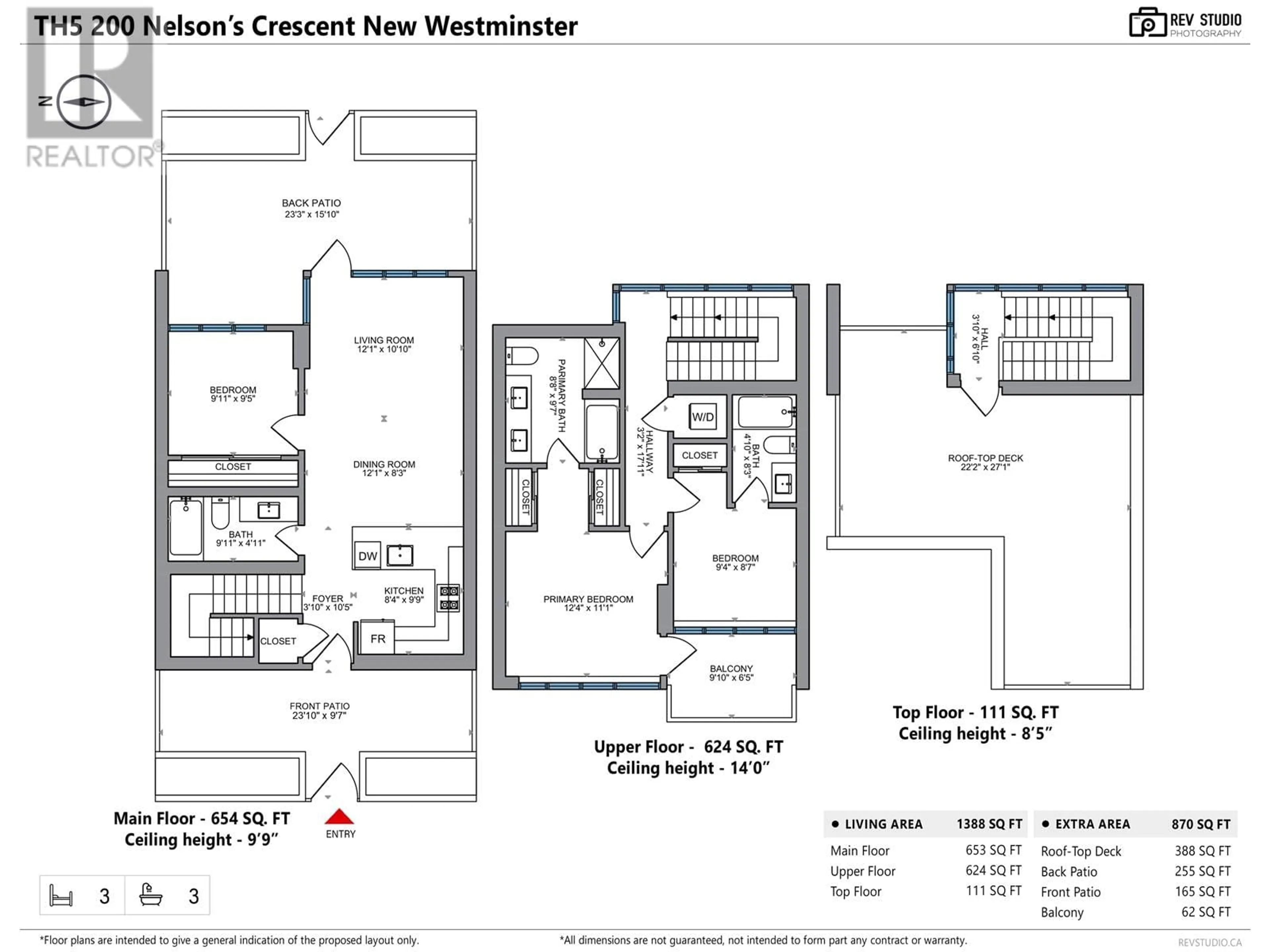 Floor plan for TH5 200 NELSON'S CRESCENT, New Westminster British Columbia V3L0H4